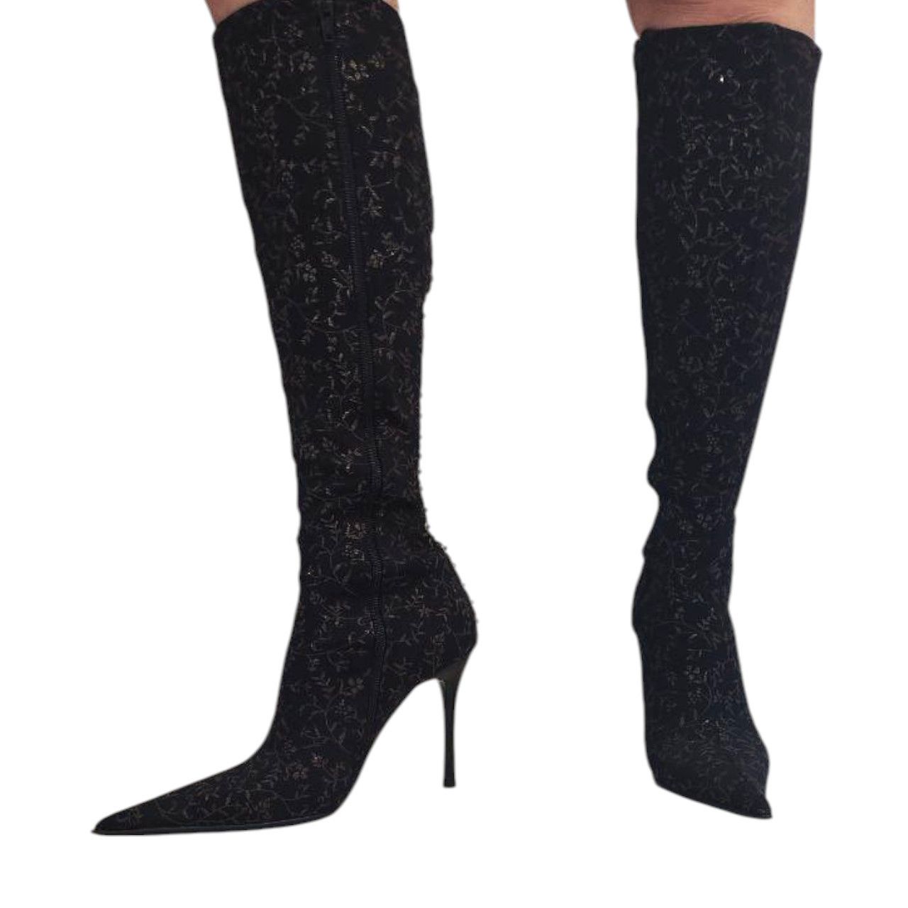 Other Designer Pointed Toe Boots Stiletto Heels US 6.5 / Eur 37 Size US 6.5 / IT 36.5 - 1 Thumbnail