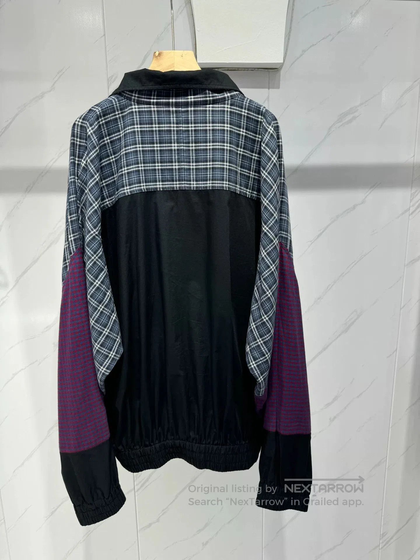 Balenciaga Balenciaga Checkered Patchwork Windbreaker. Size US S / EU 44-46 / 1 - 2 Thumbnail