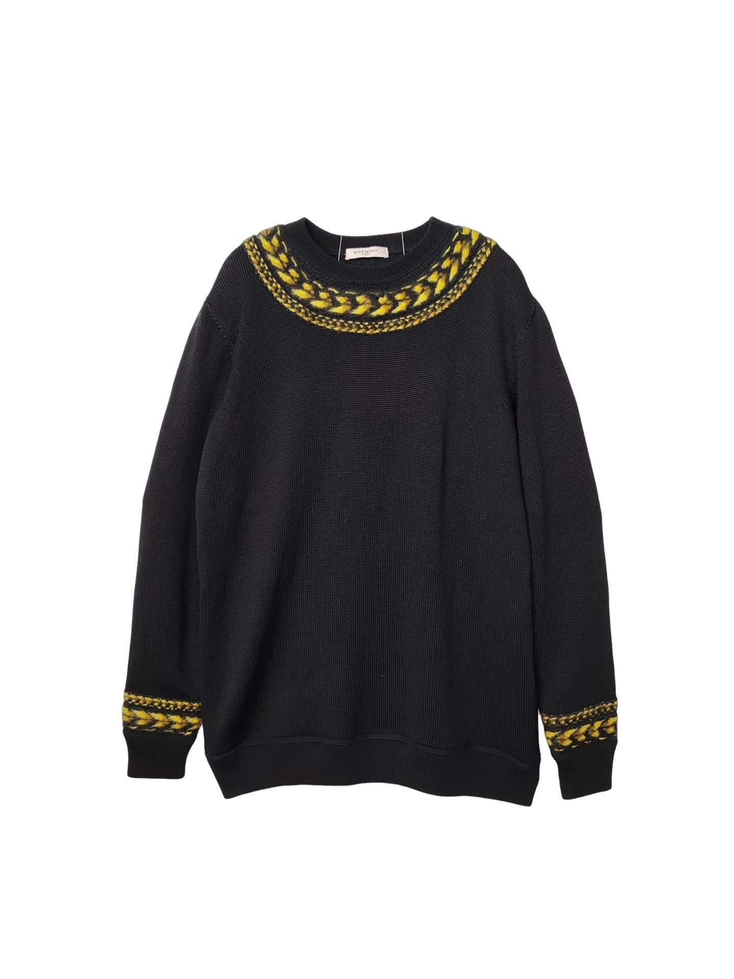 Givenchy Givenchy Wheat Pattern Knit Sweater Size S Size US S / EU 44-46 / 1 - 1 Thumbnail