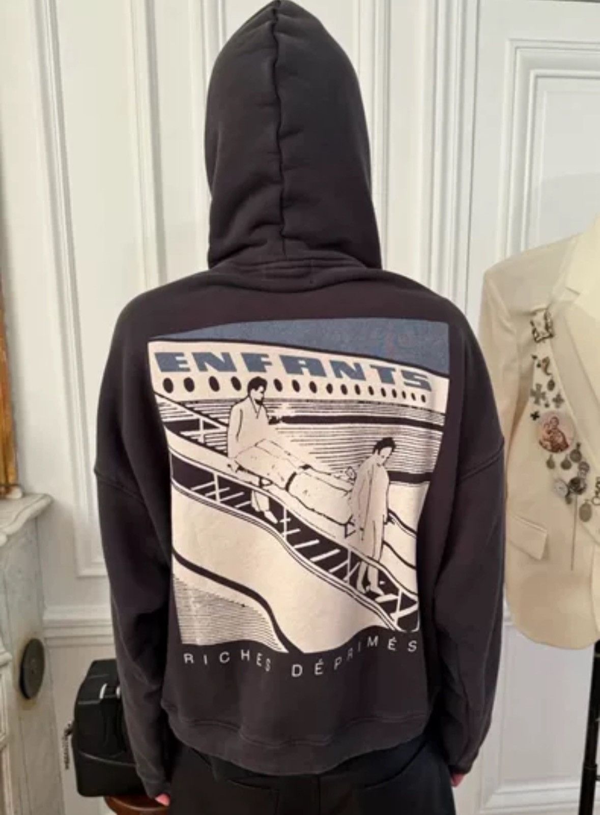 Enfants Riches Deprimes Enfants Riches Deporimes ERD airport hooded sweatshirt Size US M / EU 48-50 / 2 - 8 Thumbnail