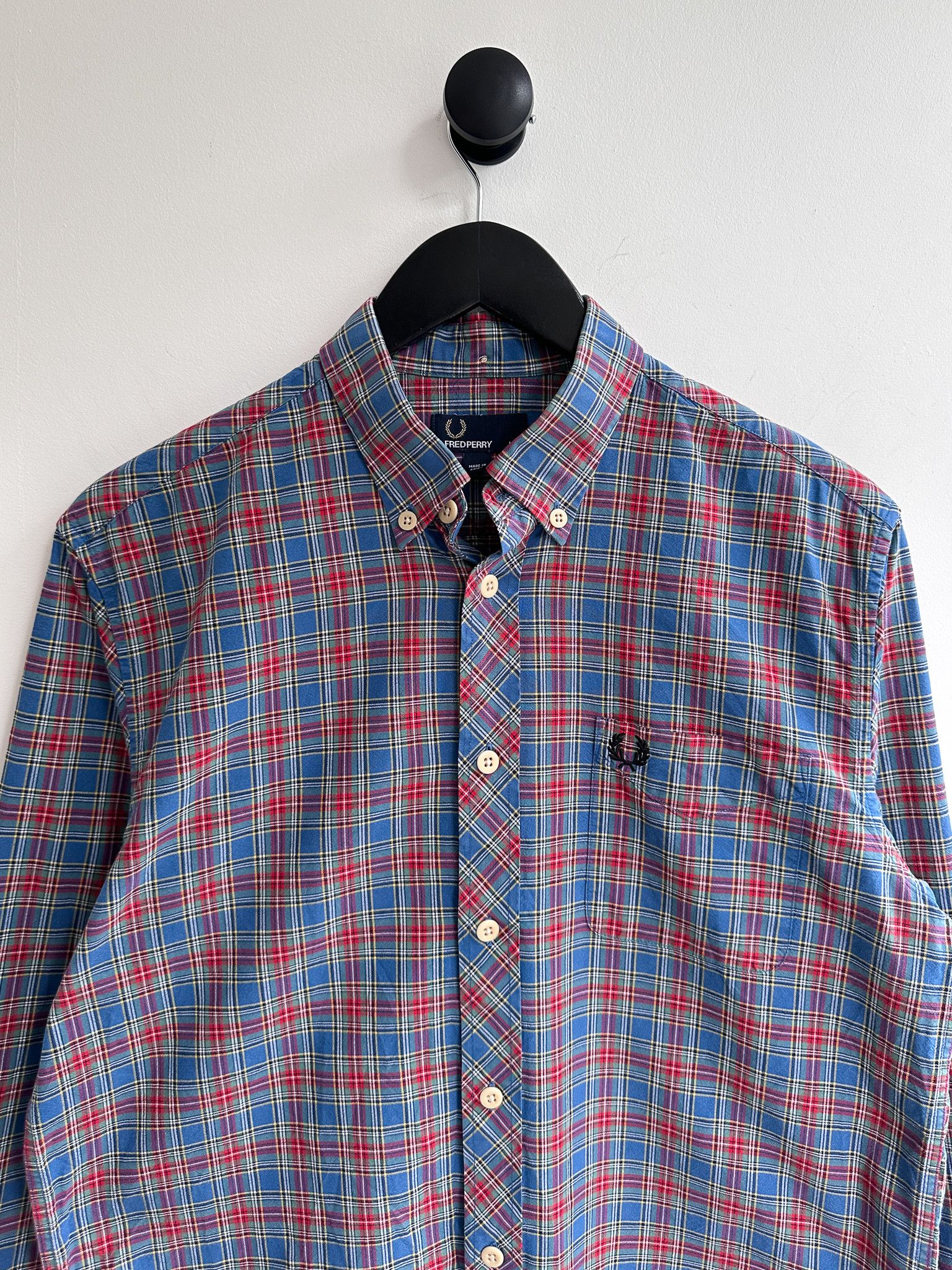 Fred Perry Fred Perry Check Shirt Button Up Size US M / EU 48-50 / 2 - 2 Thumbnail