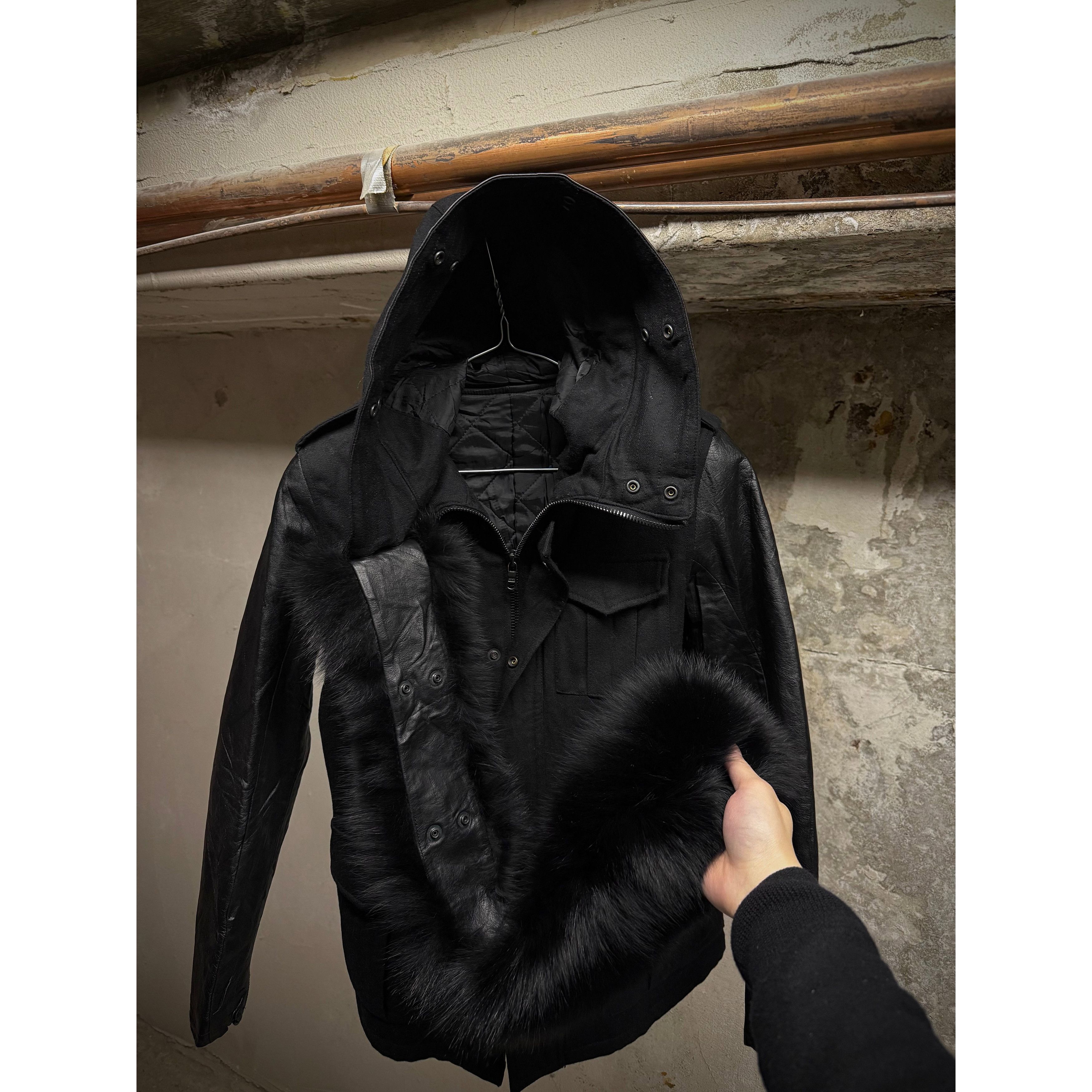 Isamu Katayama Backlash ballet by Katayama BACKLASH Fox Hooded Cow Leather Jacket Size US XXS / EU 40 - 3 Thumbnail