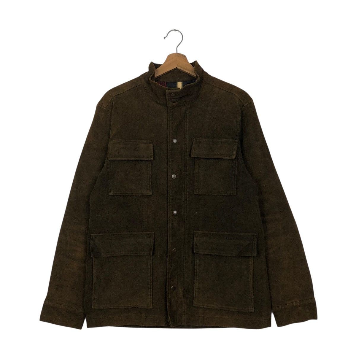 Japanese Brand 🔥VINTAGE BIKER JACKET BLANKET HEN BACTER ISSEY MIYAKE Size US L / EU 52-54 / 3 - 4 Thumbnail
