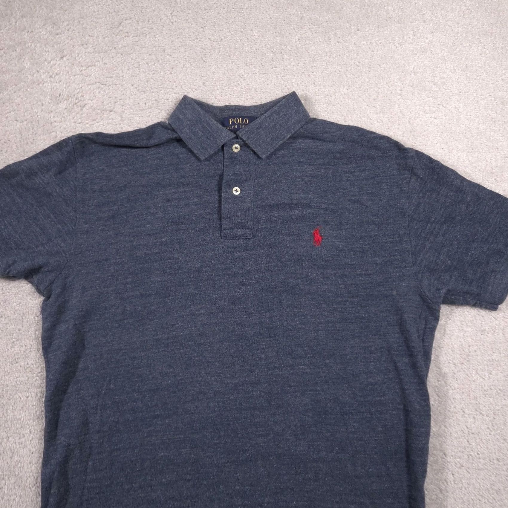 Polo Ralph Lauren Polo Ralph Lauren Polo Shirt Mens M Blue Red Pony Logo Jersey Knit Size US M / EU 48-50 / 2 - 3 Thumbnail