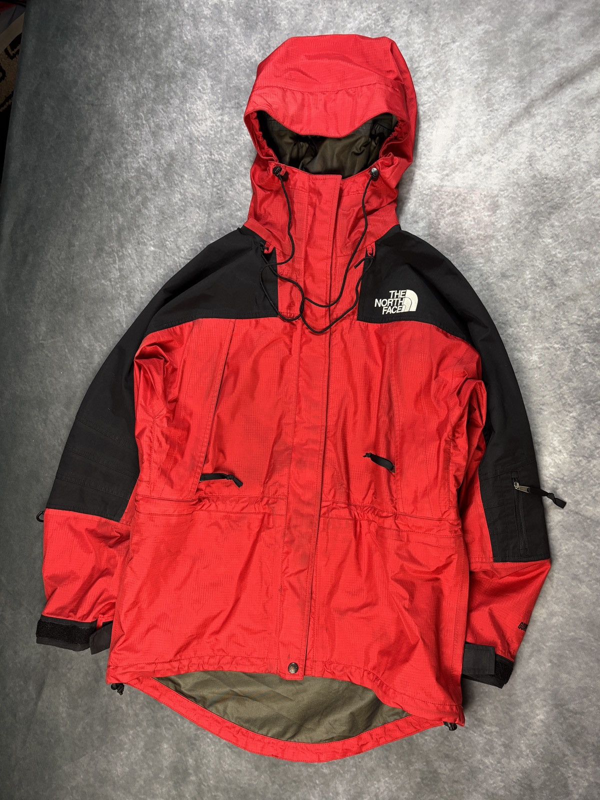 Goretex × The North Face × Vintage 1990s North Face Gore-tex Jacket Vintage TNF Shell Two Tone Size US M / EU 48-50 / 2 - 20 Thumbnail