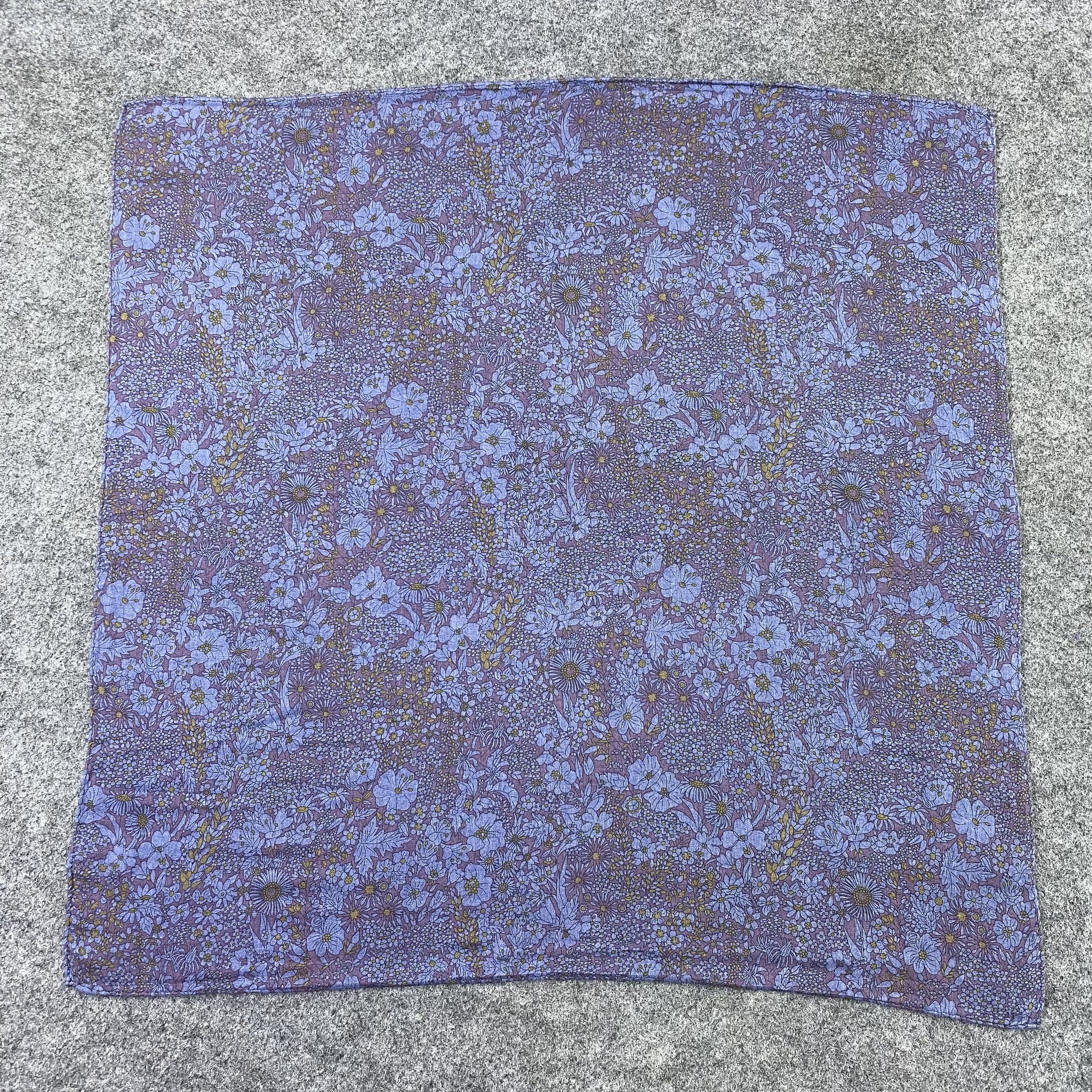 Liberty × Vintage Liberty Floral Handkerchief / Bandana / Neckerchief-B850 Size ONE SIZE - 3 Thumbnail