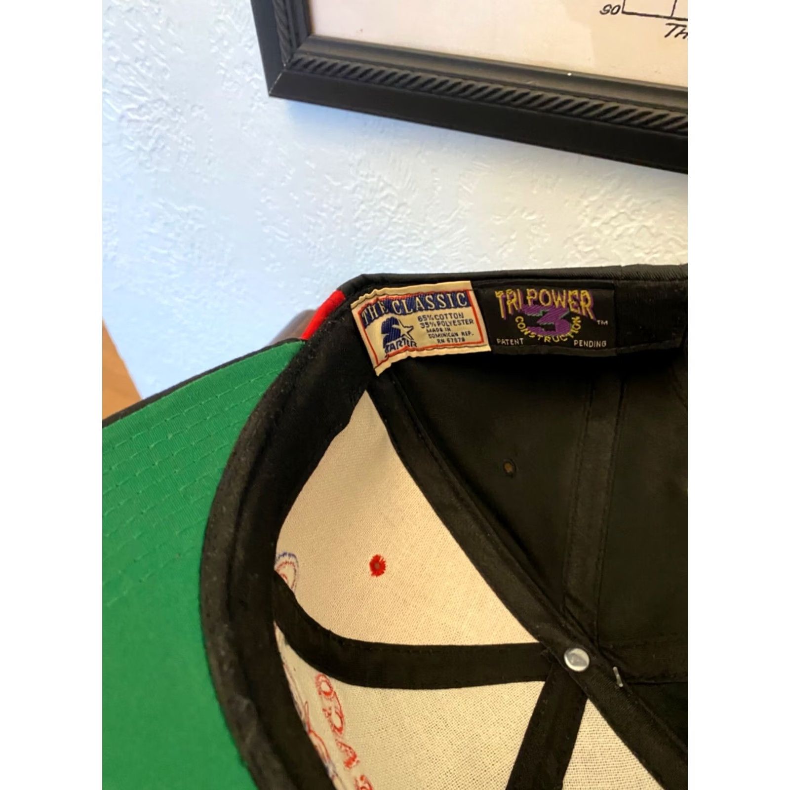 Starter VINTAGE Starter Chicago Cubs Pinwheel Snapback Hat Baseball Cap RARE White Adjustable Men Mens Cap Size ONE SIZE - 4 Thumbnail
