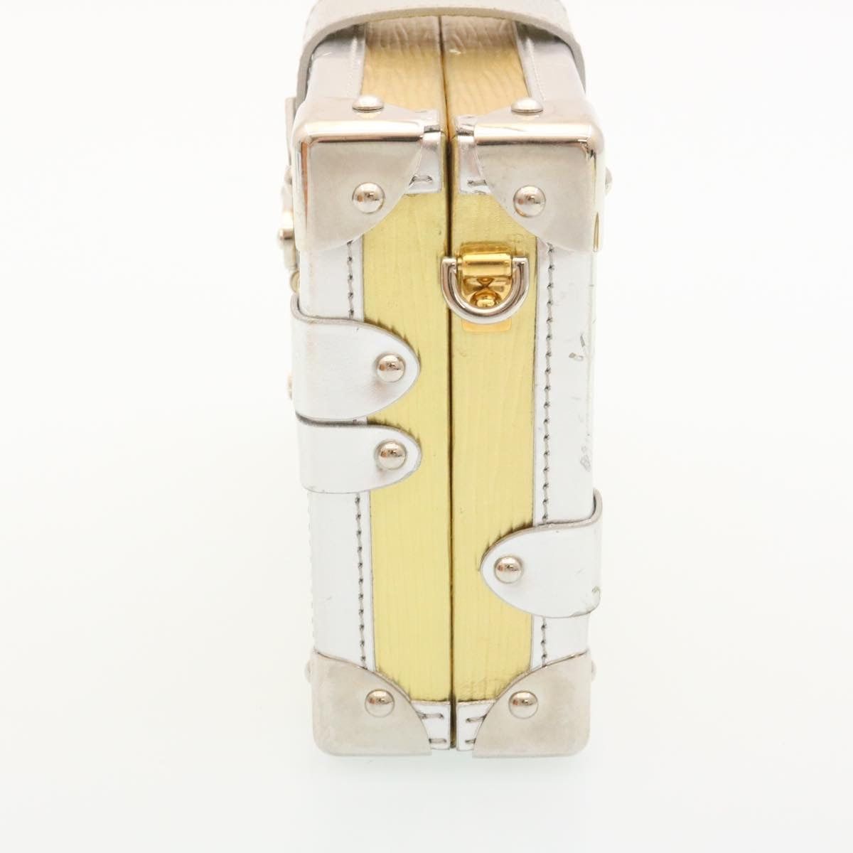 Louis Vuitton LOUIS VUITTON Epi Petite Mar Shoulder Bag Silver Gold M54652 Size ONE SIZE - 3 Thumbnail