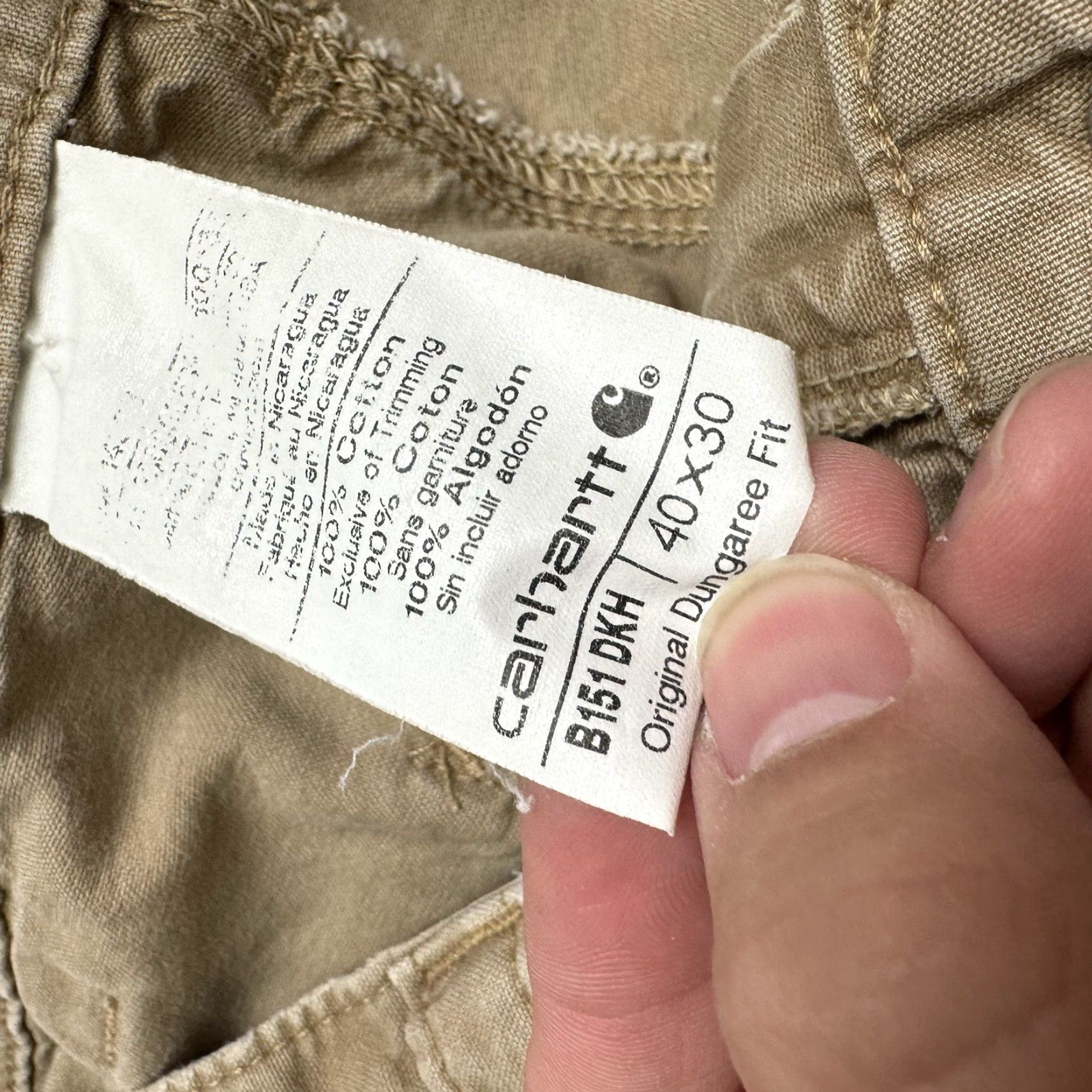 Carhartt Carhartt Carpenter Pants Work Wear Brown Distressed Men 40x30 DKH B151 Style Brown? Size US 40 / EU 56 - 6 Thumbnail