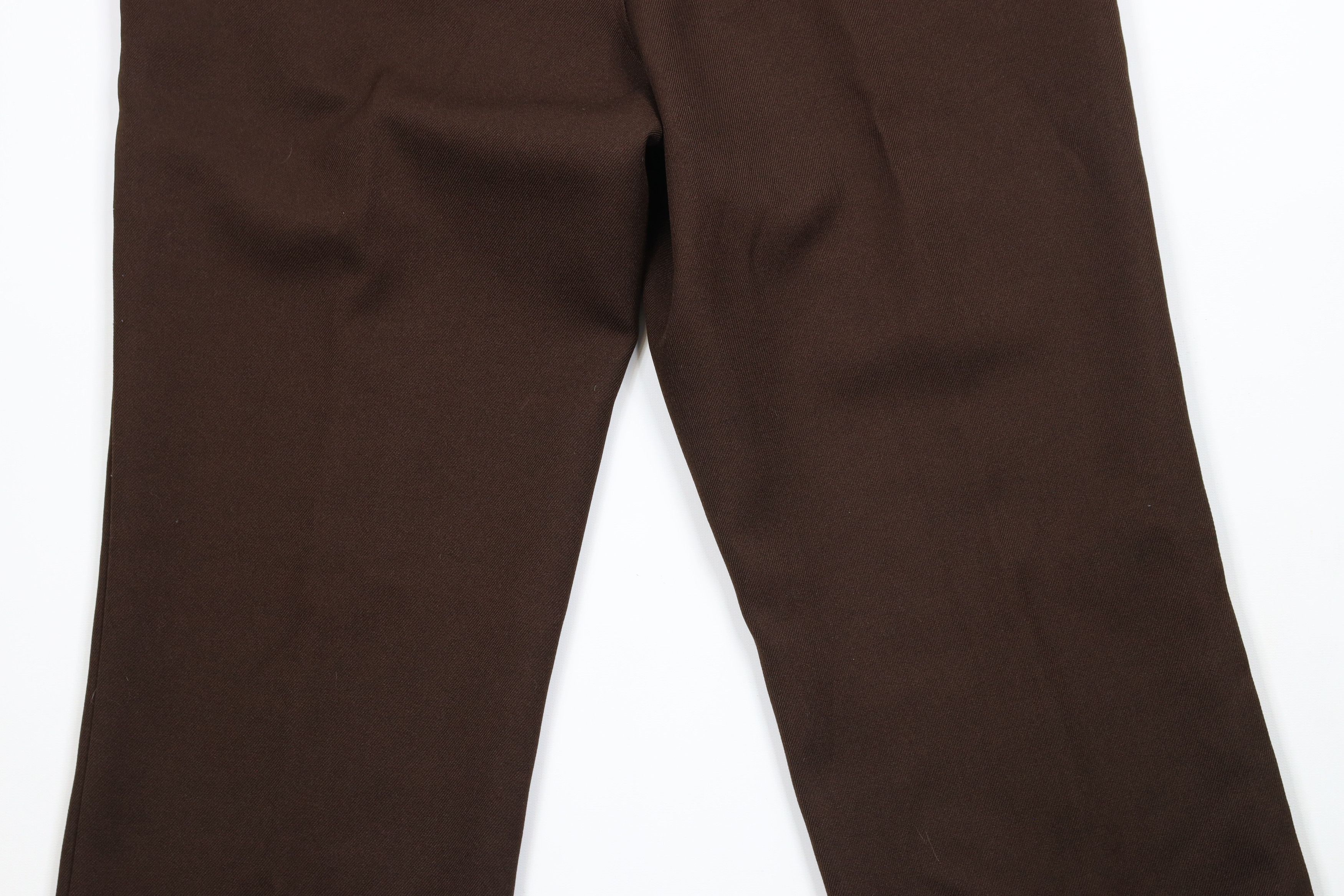 Vintage Vintage 90s Streetwear Wide Leg Chino Pants Brown Polyester Size US 36 / EU 52 - 12 Thumbnail