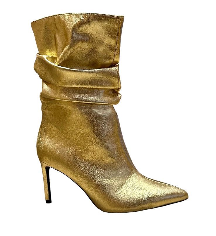 Bershka Boots-Golden Size US 8 / IT 38 - 6 Thumbnail