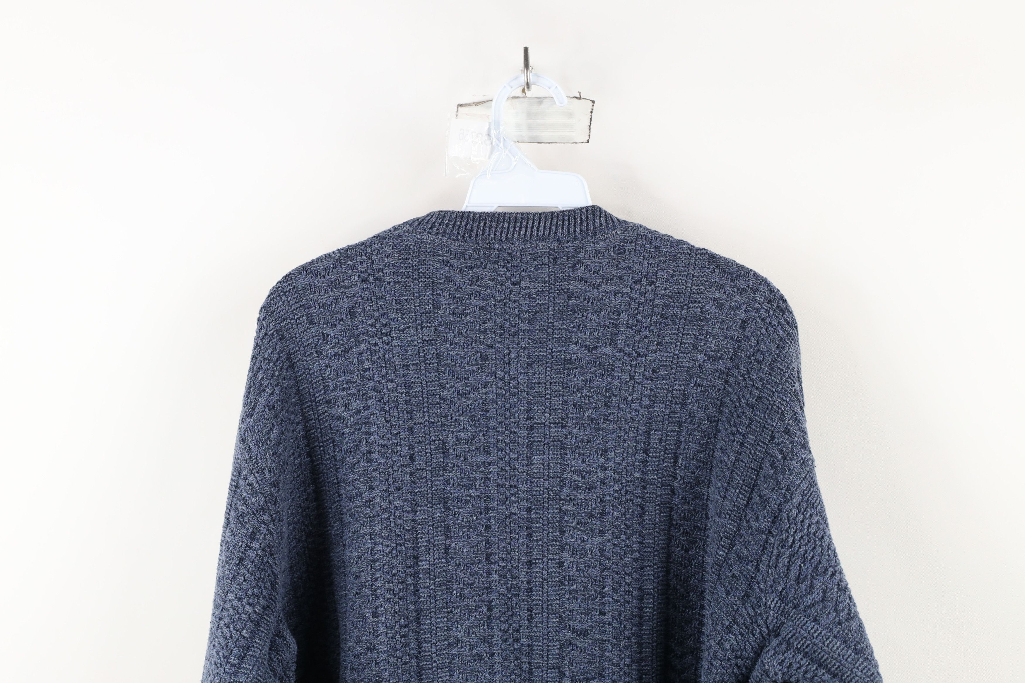 Vintage Vintage 90s Streetwear Hand Framed Knit Crewneck Sweater Size XL / US 12-14 / IT 48-50 - 7 Thumbnail