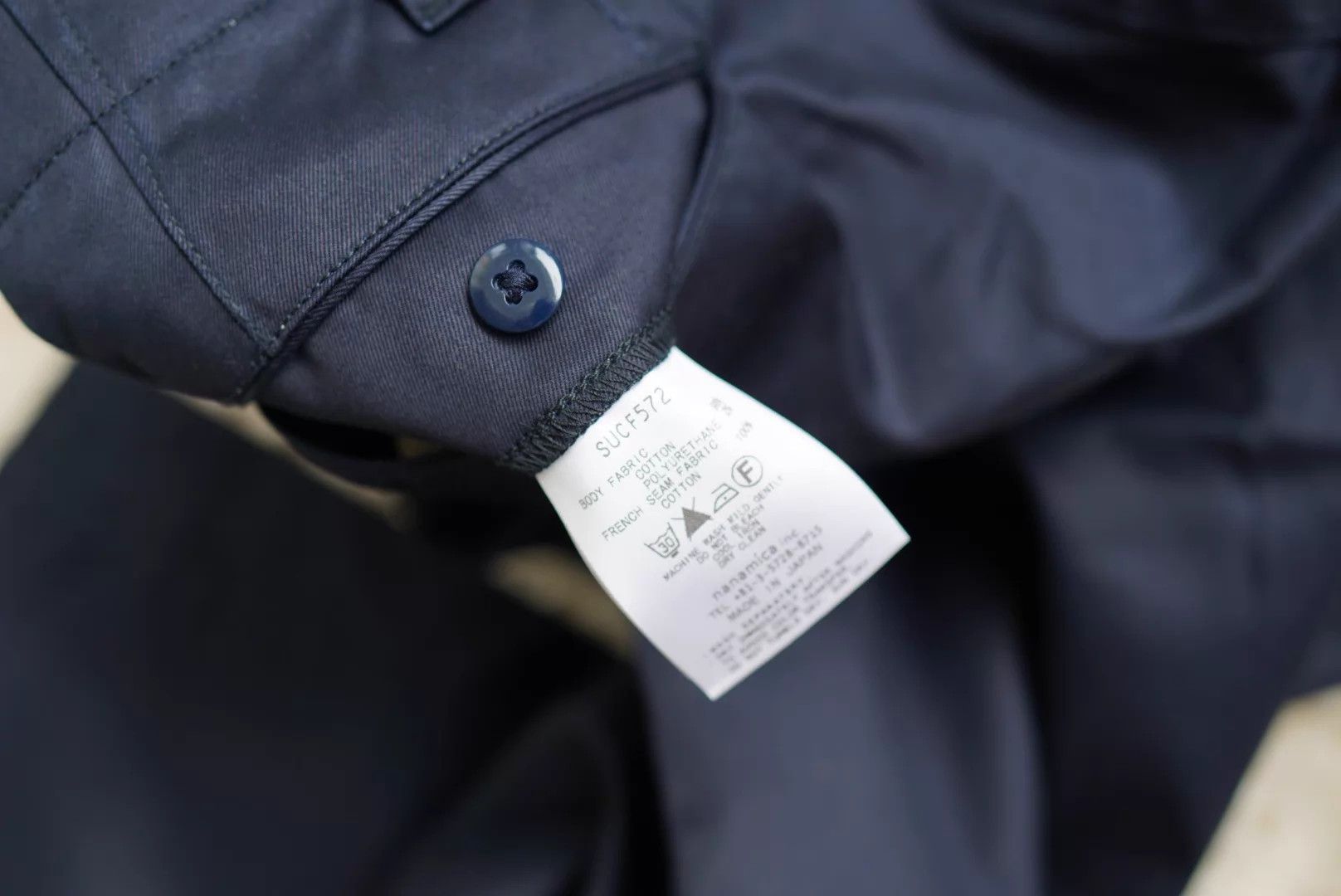 Nanamica nanamica Hi-Waist Twill Straight Pants Deep Indigo 34 S Japan Size US 34 / EU 50 - 3 Thumbnail