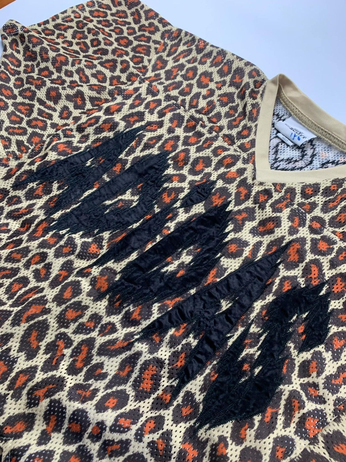 Jeremy Scott JEREMY SCOTT X ADIDAS Jagged leopard print jersey Size XS / US 0-2 / IT 36-38 - 4 Thumbnail