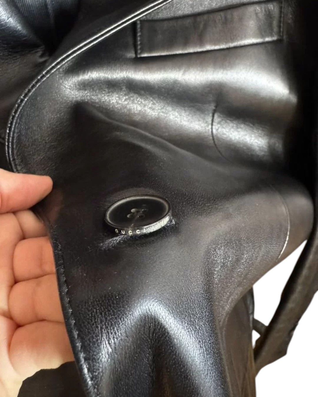 Gucci TOM FORD ERA LEATHER 2 BUTTON JACKET Size US M / EU 48-50 / 2 - 6 Thumbnail
