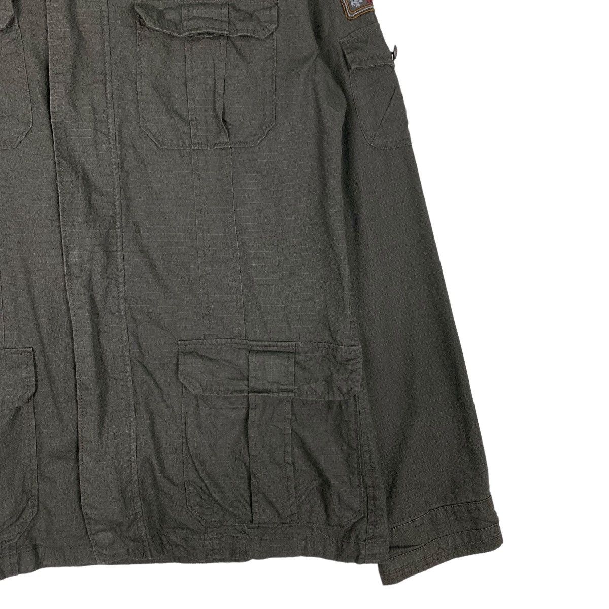Japanese Brand CENTER CLEASE Combat Tactical Hooded Jacket #0487-C22 Size US M / EU 48-50 / 2 - 6 Thumbnail