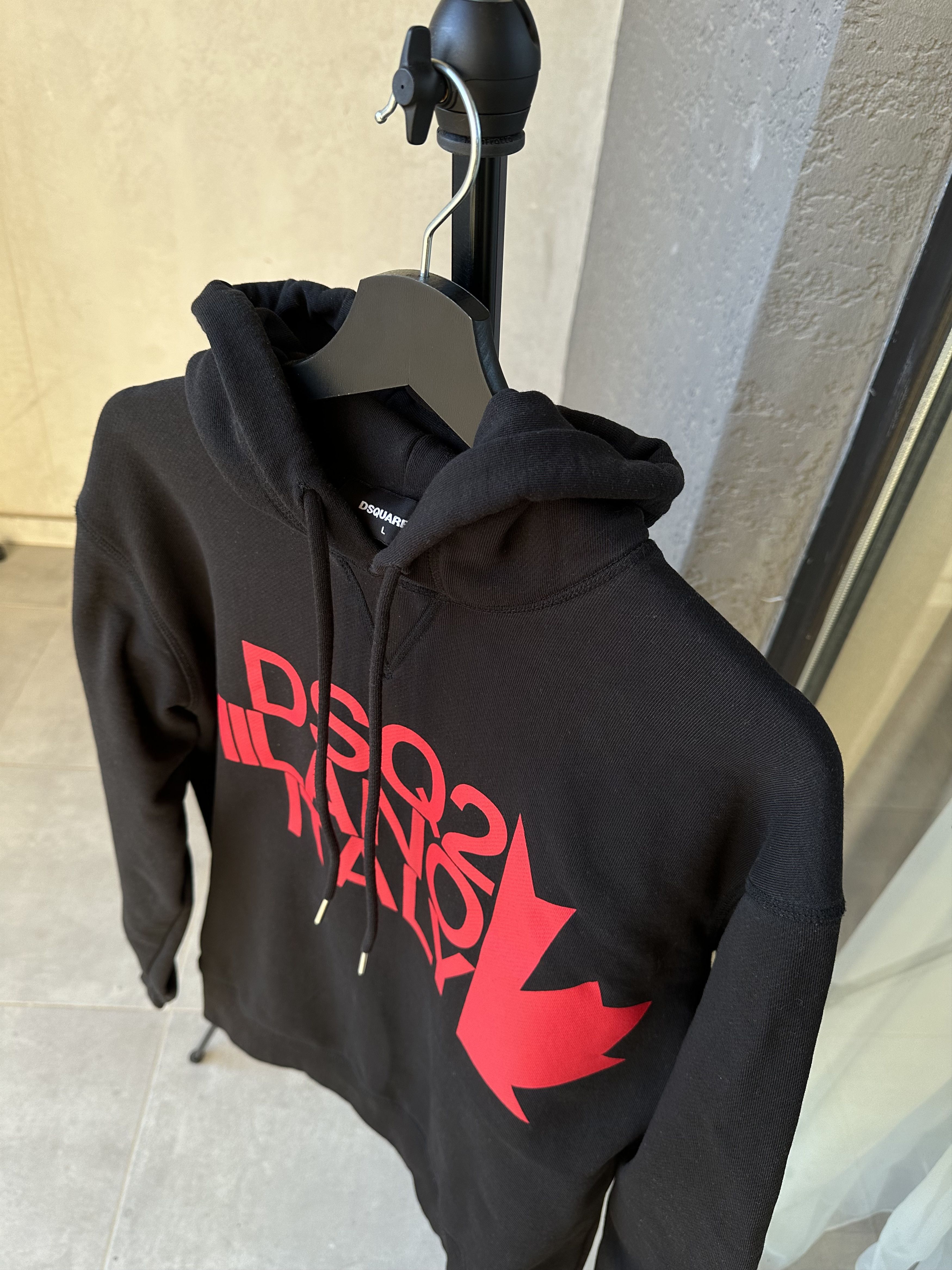 Dsquared2 DSQUARED2 HOODED SWEATSHIRT SWEATER LONGSLEEVE MEN'S L Size US L / EU 52-54 / 3 - 2 Thumbnail
