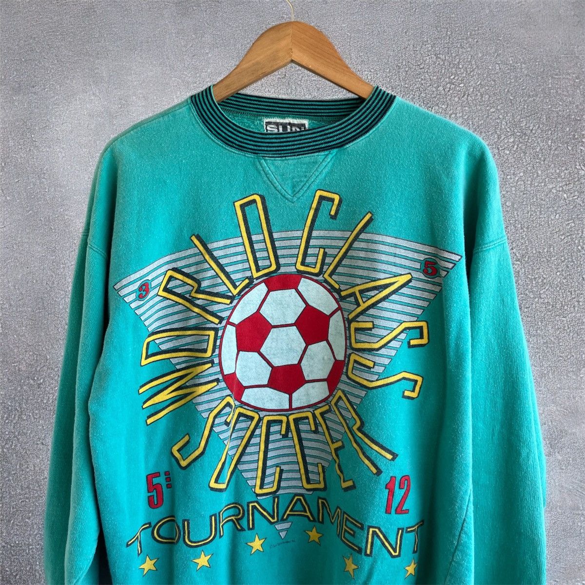 Vtg 90s World Class Soccer Tournament Crewneck Sweatshirt