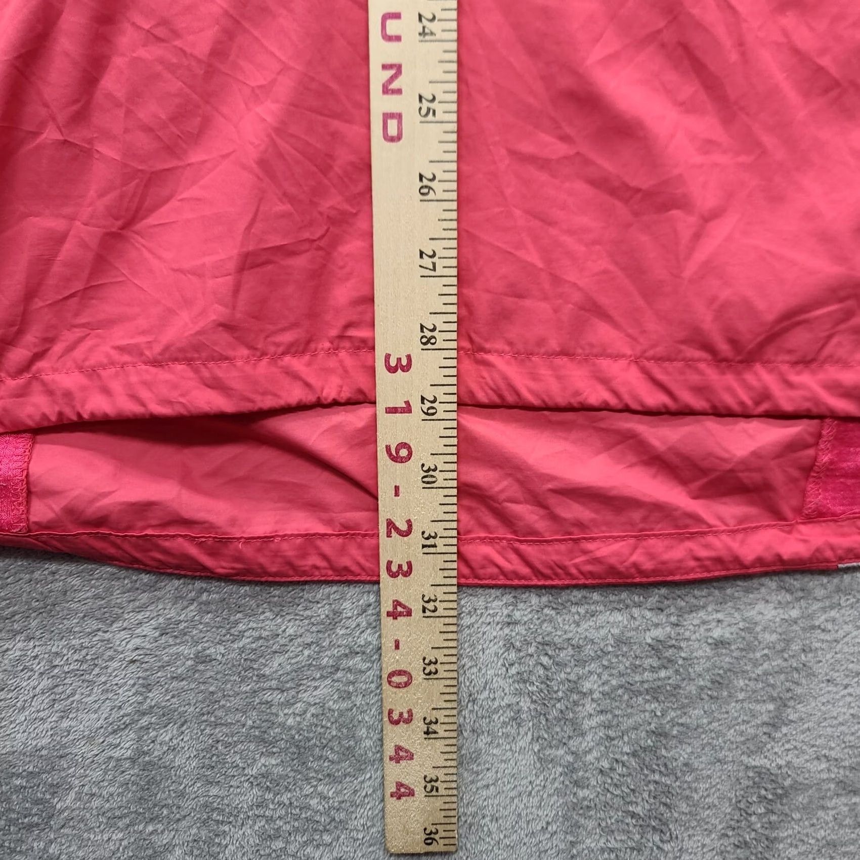 Nike Nike Windbreaker Womens XL 1/4 Zip Jacket Pink White Running Athleisure Size XL / US 12-14 / IT 48-50 - 5 Thumbnail