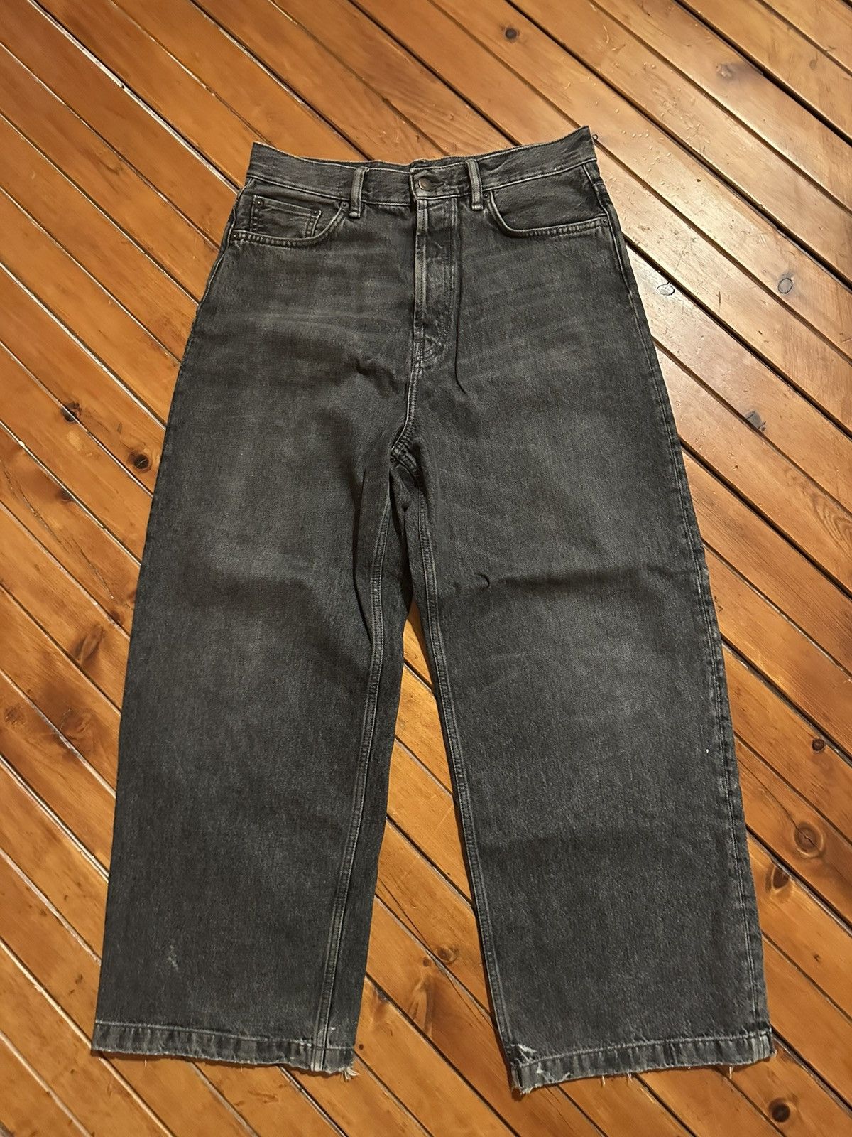 Acne Studios Acne studios 1989 baggy fit jeans GRIME BLACK | Grailed