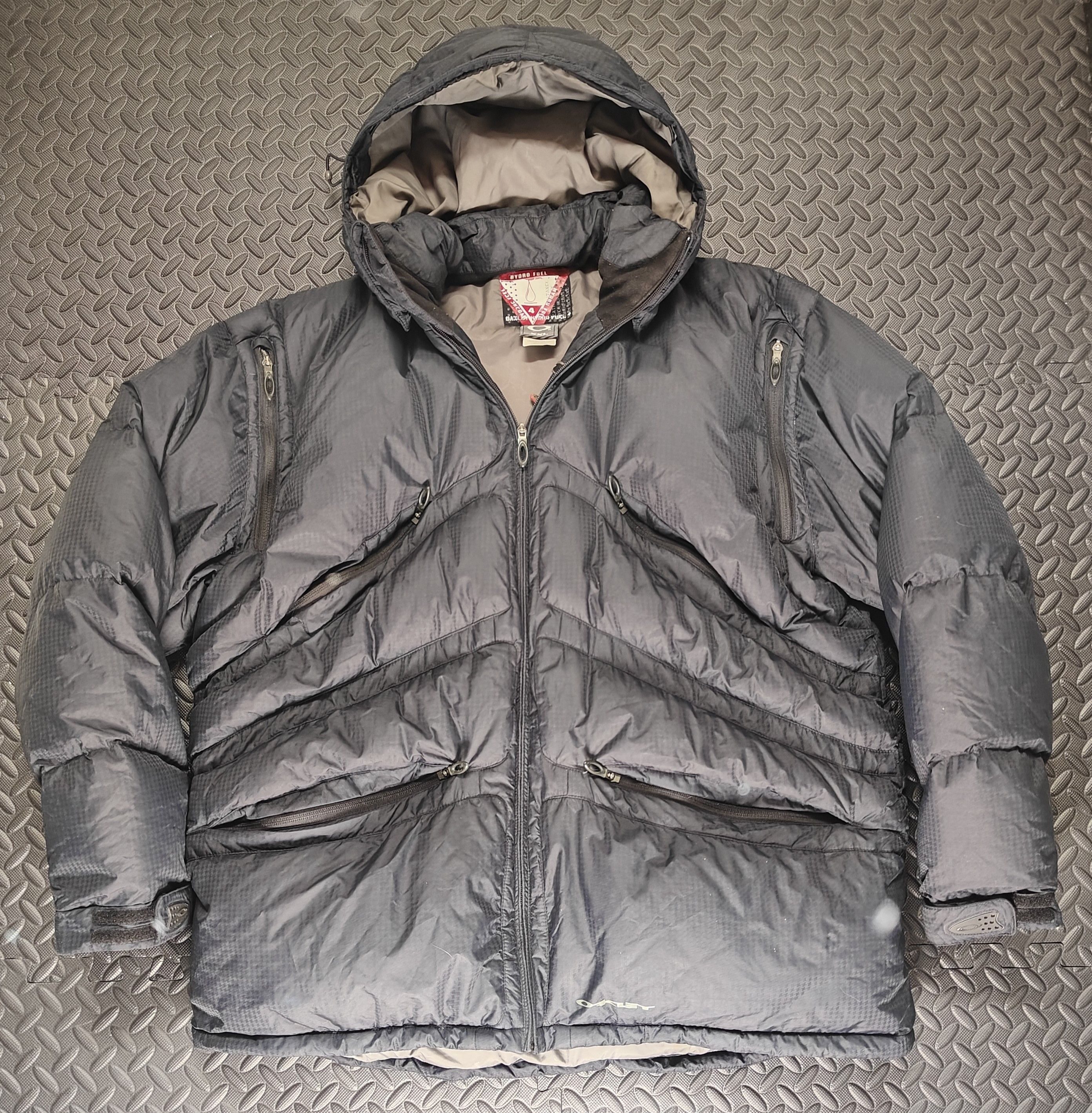 Oakley Vintage rare grail Oakley navy gray goose down puffer jacket Size US XL / EU 56 / 4 - 1 Thumbnail