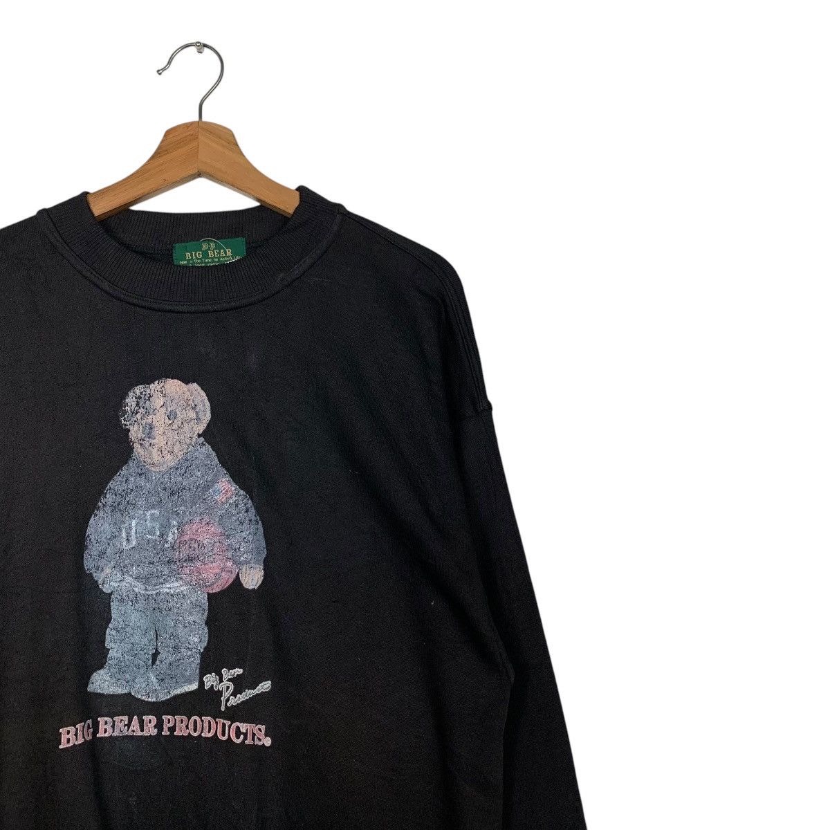 Japanese Brand BIG BEAR Products Graphics Printed Sweatshirts #1750-C78 Size US L / EU 52-54 / 3 - 5 Thumbnail