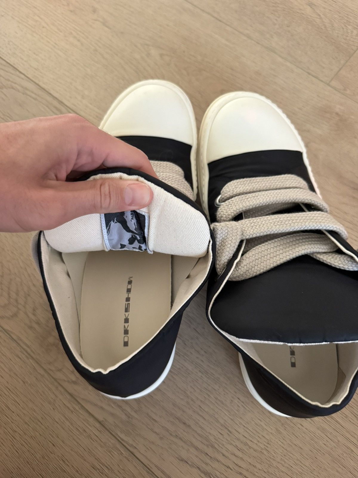 Rick Owens Jumbo Laced Ramones Low 45 Size US 12 / EU 45 - 6 Thumbnail