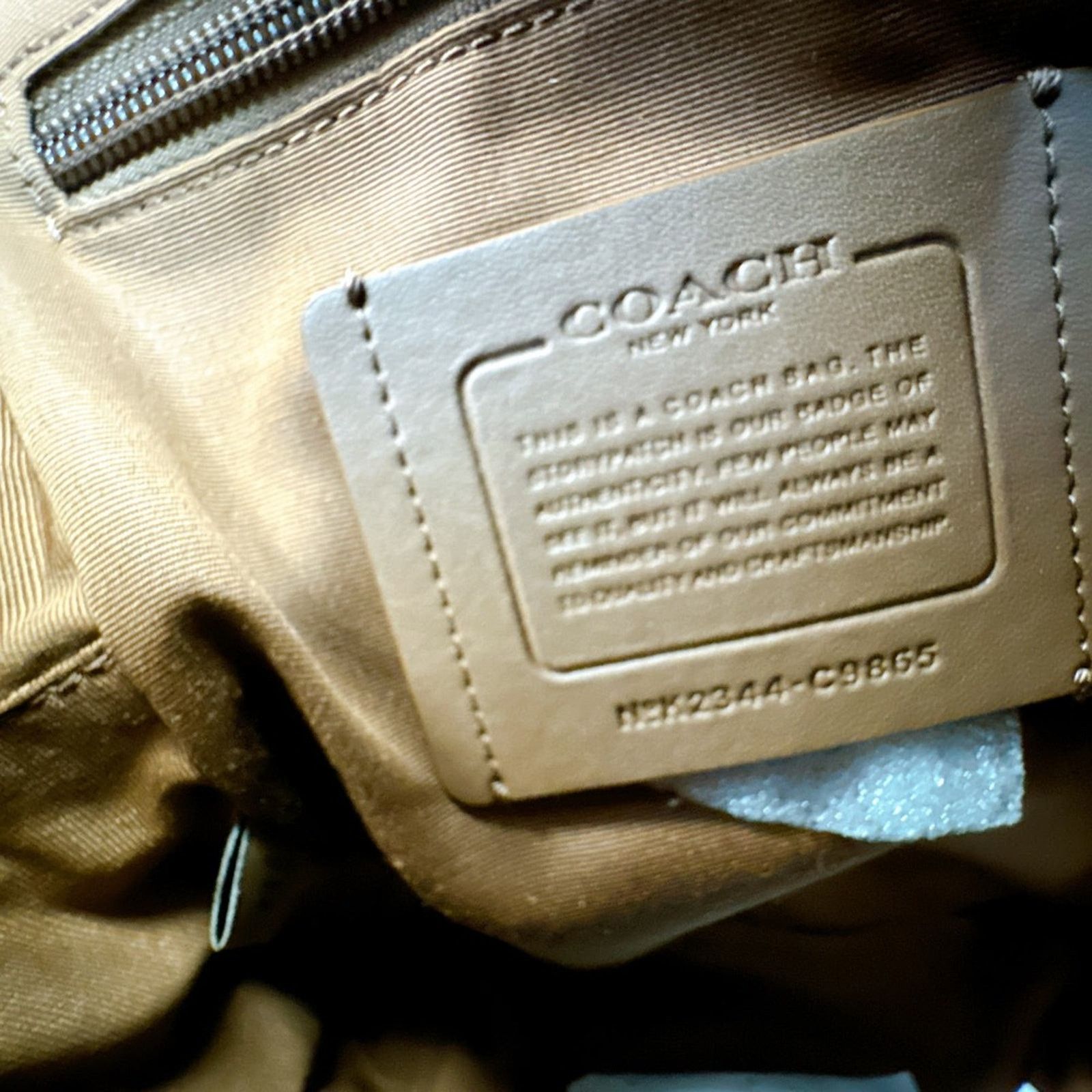 Coach Coach C9865 Sullivan Pack In Blocked Signature Canvas IN Kha Size ONE SIZE - 7 Thumbnail
