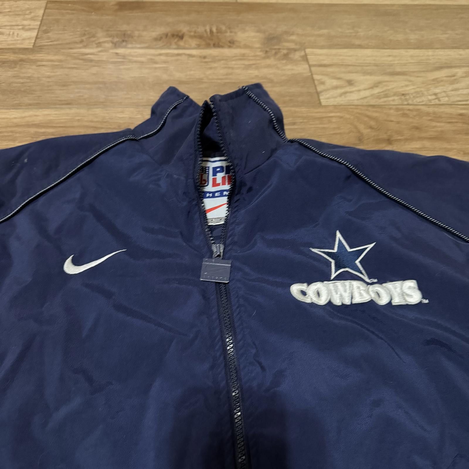 Nike Vintage 90s Nike Dallas Cowboys NFL Pro Line Jacket Size M Size US M / EU 48-50 / 2 - 2 Thumbnail