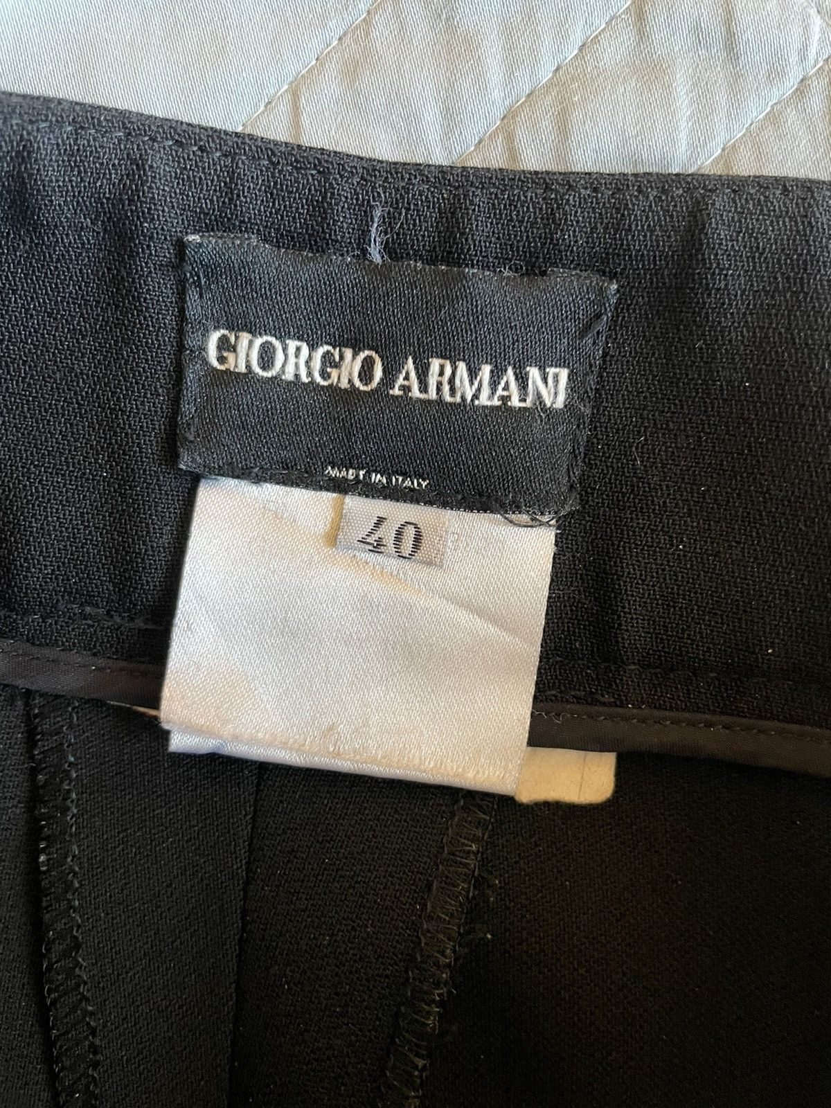 Giorgio Armani Flat Front Trouser Size 27" / US 4 / IT 40 - 4 Thumbnail