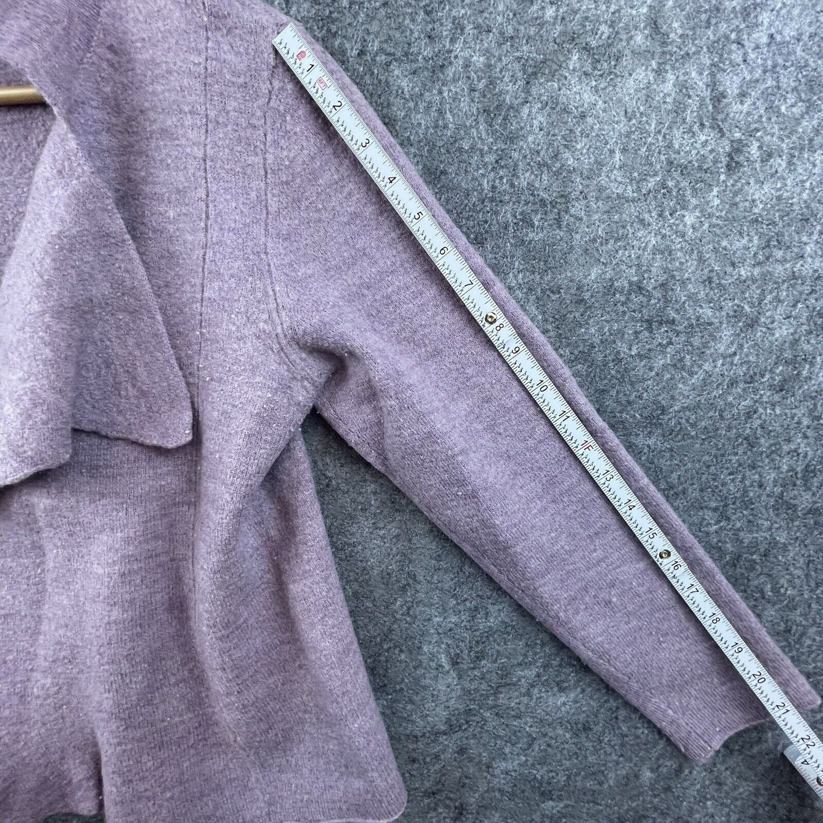 Eileen Fisher Eileen Fisher Sweater Womens L Lavender Open Cardigan Cozy Size L / US 10 / IT 46 - 5 Thumbnail