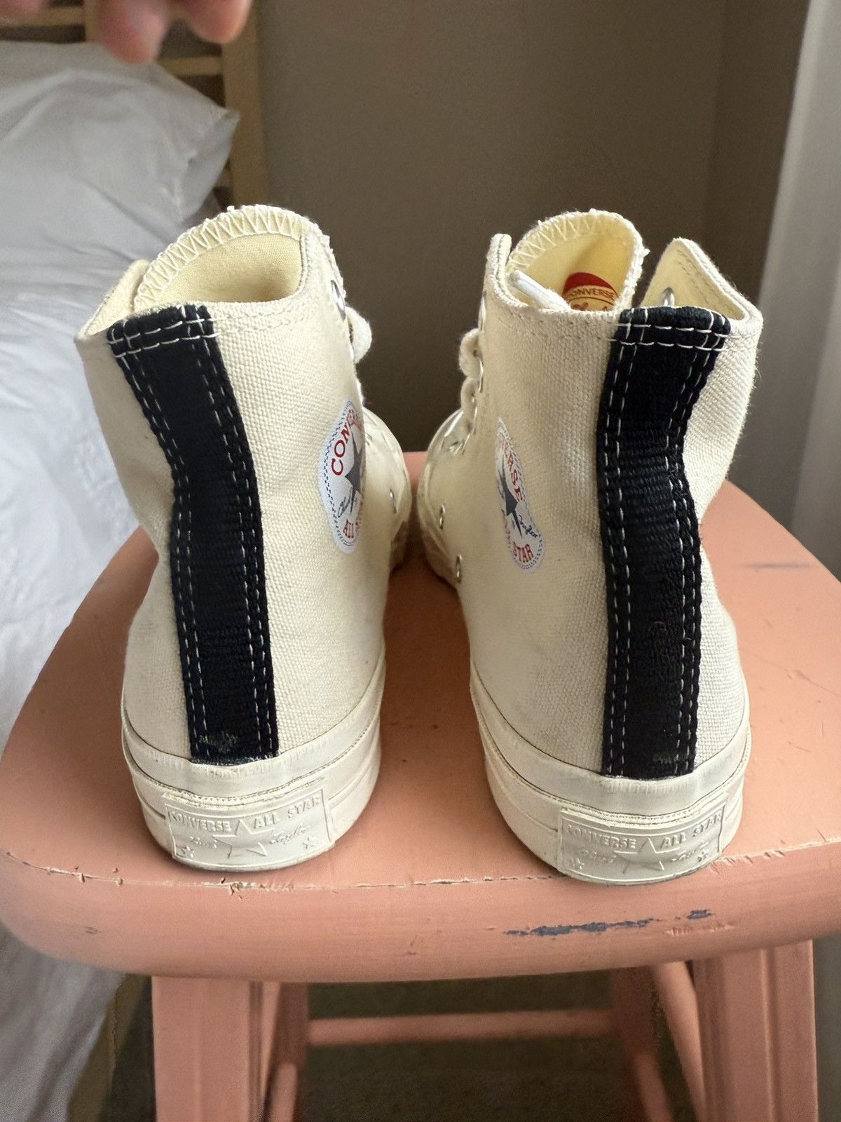 Comme des Garcons PLAY × Converse CDG chucks Size US 6 / IT 36 - 3 Thumbnail