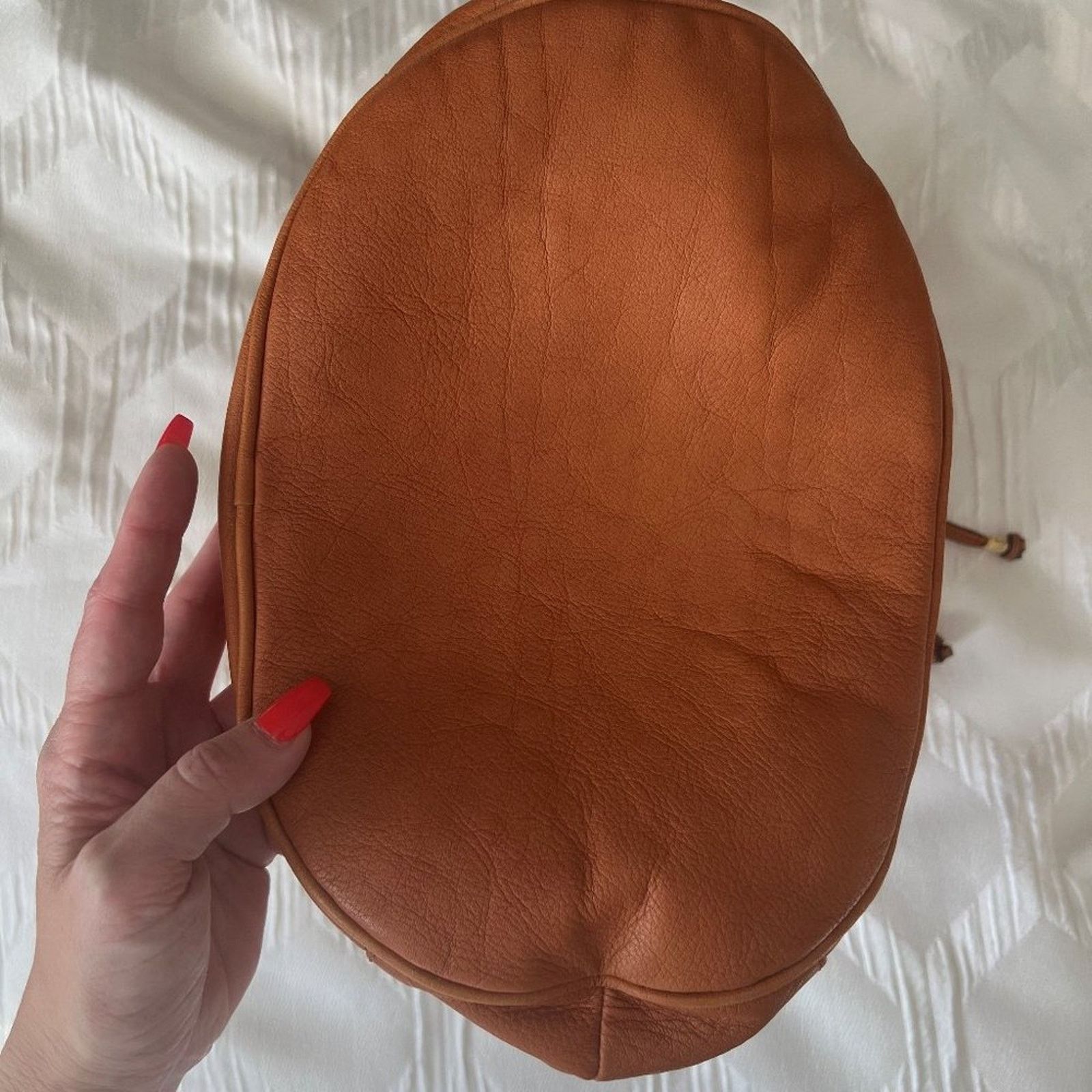 Other Made in Spain |DIMONI | Genuine Brown Leather | Bucket Bag Size ONE SIZE - 3 Thumbnail