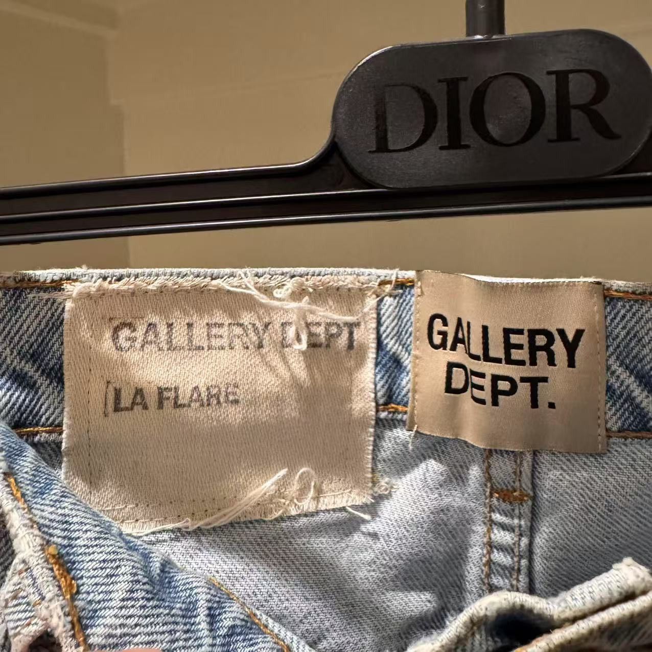 Chrome Hearts × Gallery Dept. Chrome hearts x Gallery dept 1 of 1 custom denim flare sz 34 Size US 34 / EU 50 - 9 Thumbnail