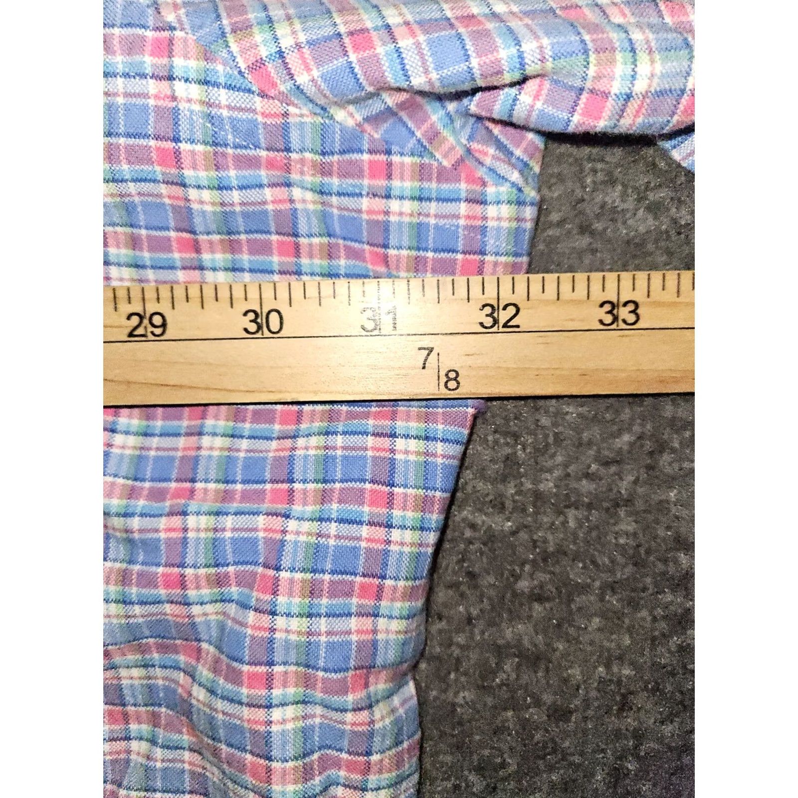 Ralph Lauren Ralph Lauren Button-Down Shirt Men 4XLT Plaid Long Sleeve Preppy Workwear Multicolor Embroidered Button-Up 64in Chest Big & Tall Mens Size US XXL / EU 58 / 5 - 3 Thumbnail