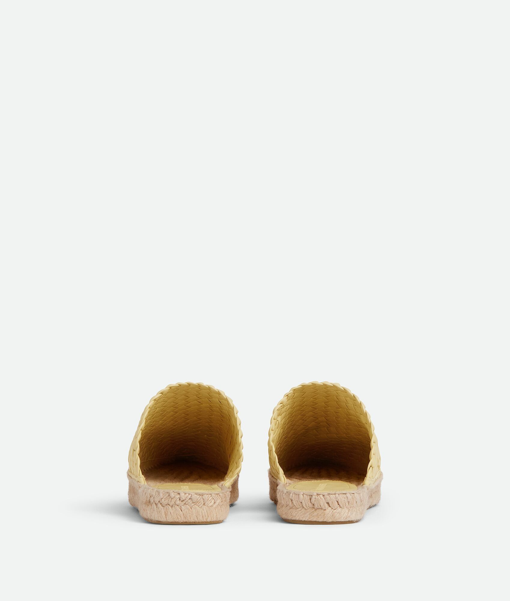 Bottega Veneta o1y0725 Leather Mules in Yellow Size US 6 / IT 36 - 3 Thumbnail