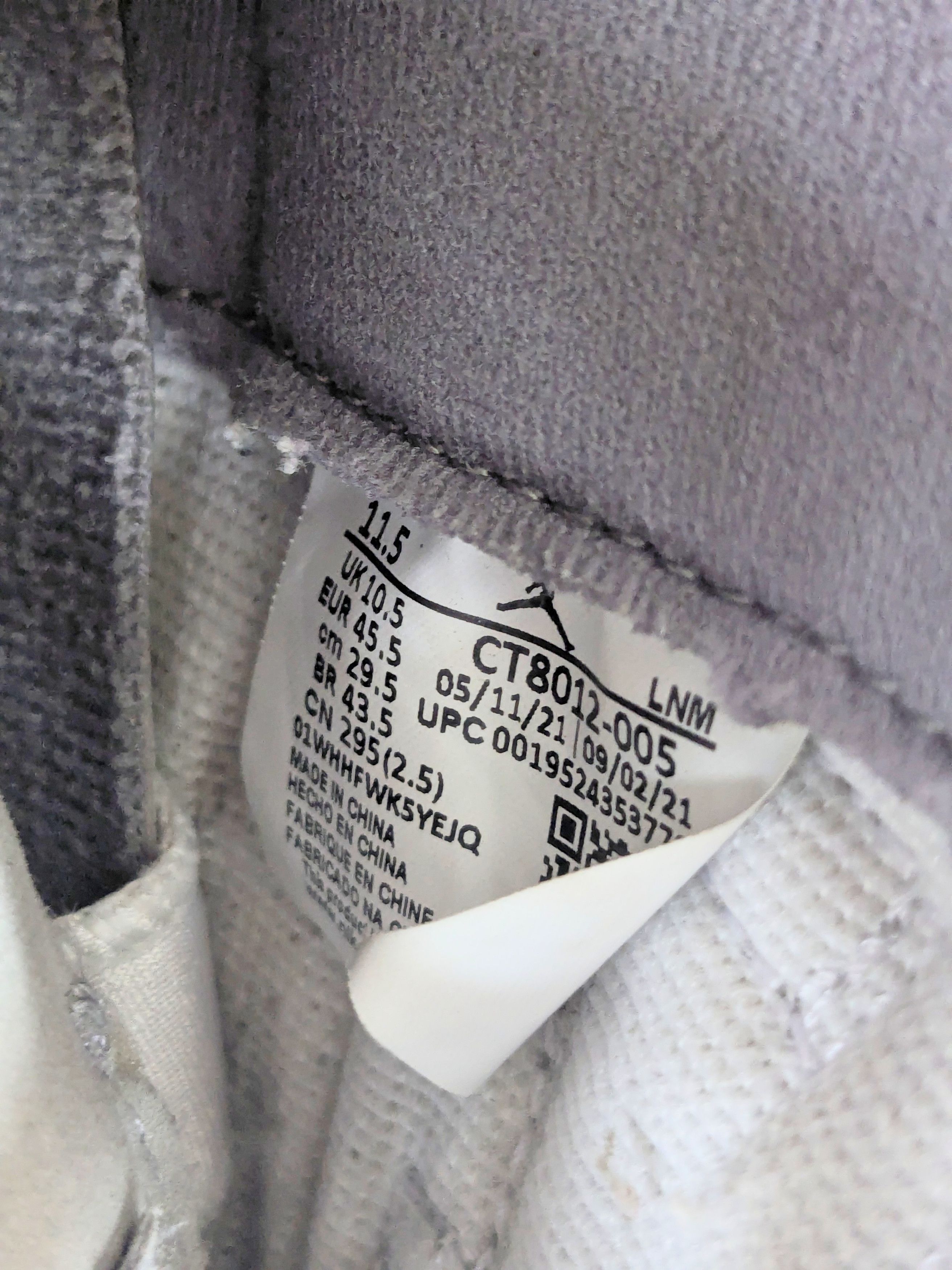 Jordan Brand Nike Air Jordan 11 Retro Cool Gray CT8012-005 11.5 Size US 11.5 / EU 44-45 - 13 Thumbnail