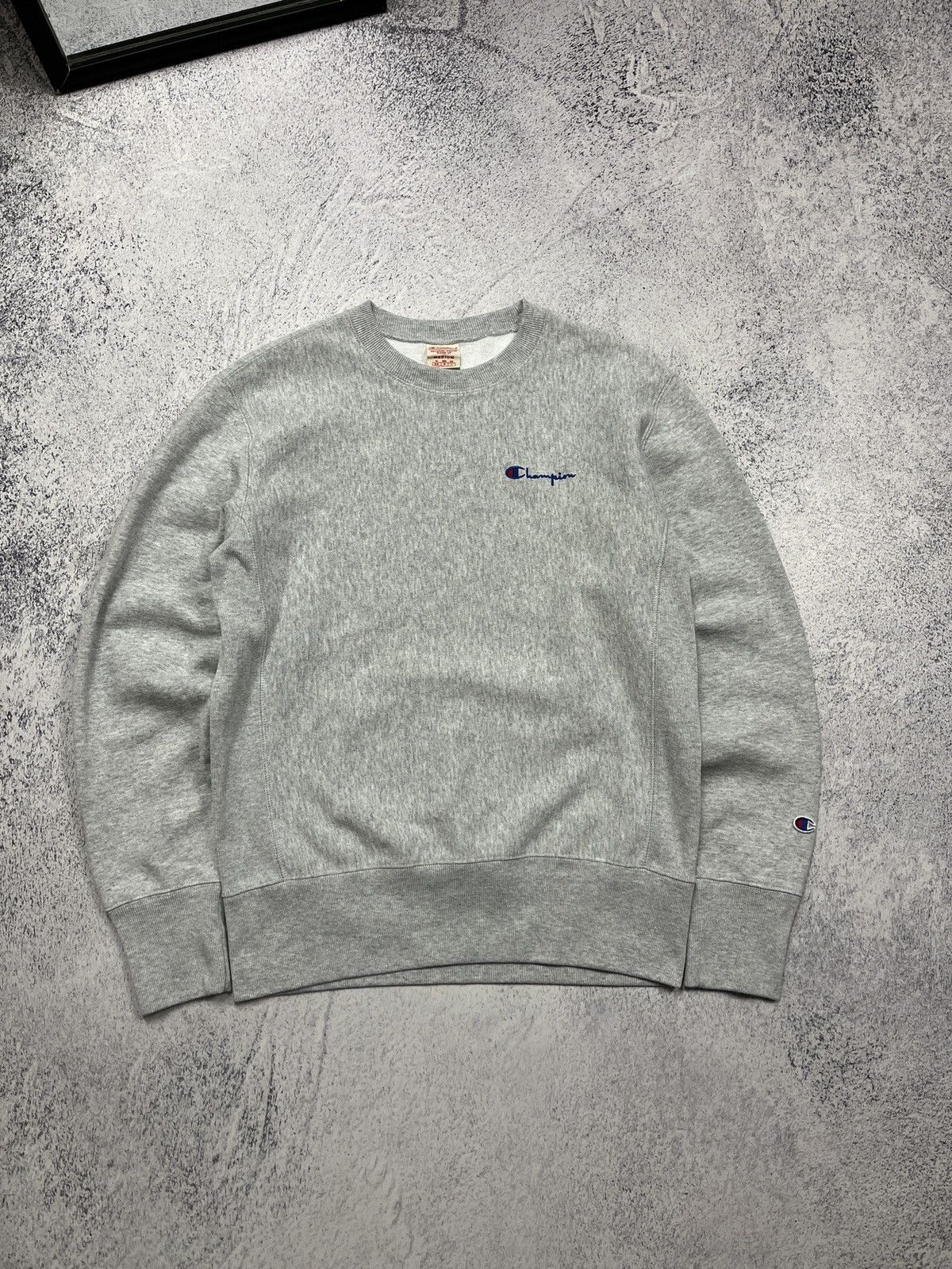 Champion Champion Reverse Weave Gray Sweatshirt Essential Crewneck Size US M / EU 48-50 / 2 - 1 Thumbnail