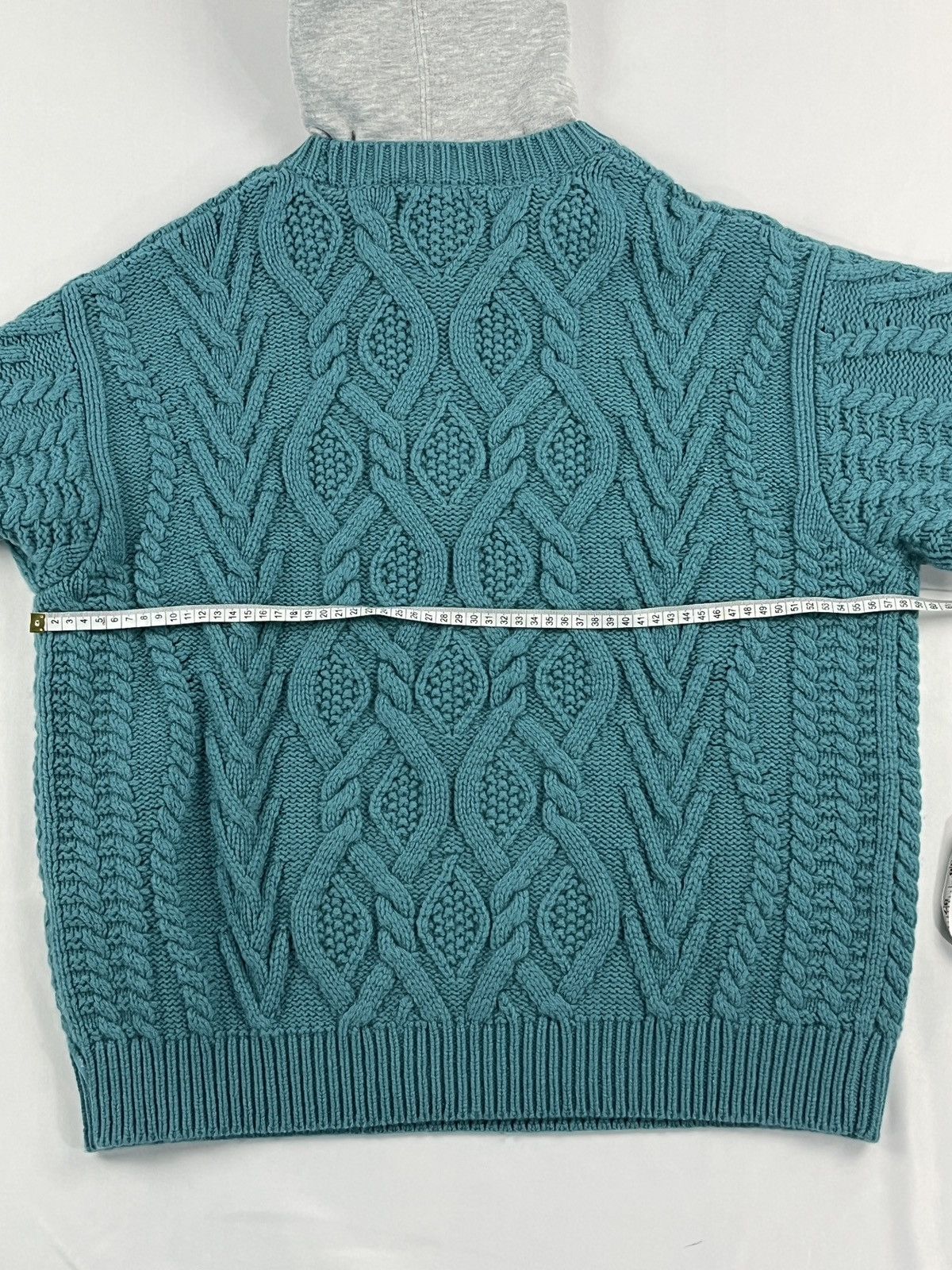 Supreme Supreme Cable Knit Hooded Sweater Size US L / EU 52-54 / 3 - 11 Thumbnail