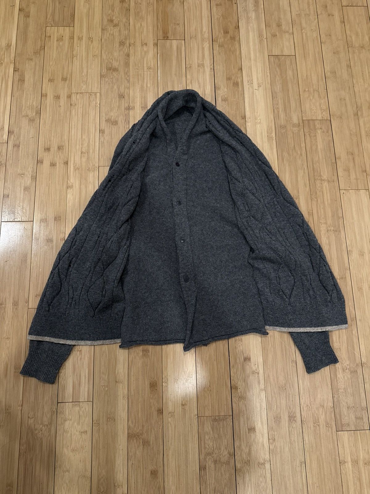 Yohji Yamamoto 2-layer cardigan Size US S / EU 44-46 / 1 - 2 Thumbnail