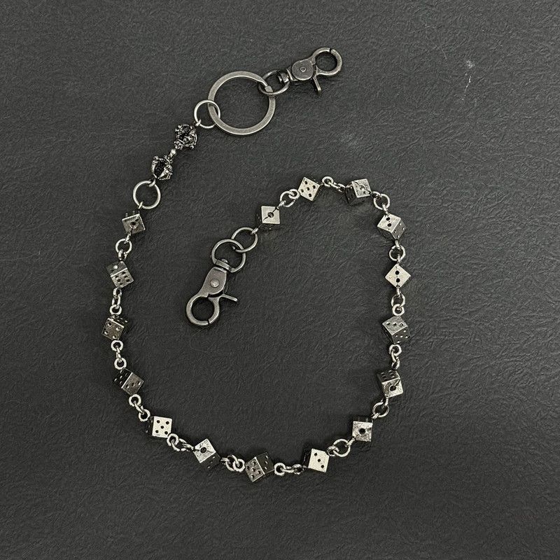 Jewelry Metal Big Wallet Chain, Pants Chain Size ONE SIZE - 2 Thumbnail