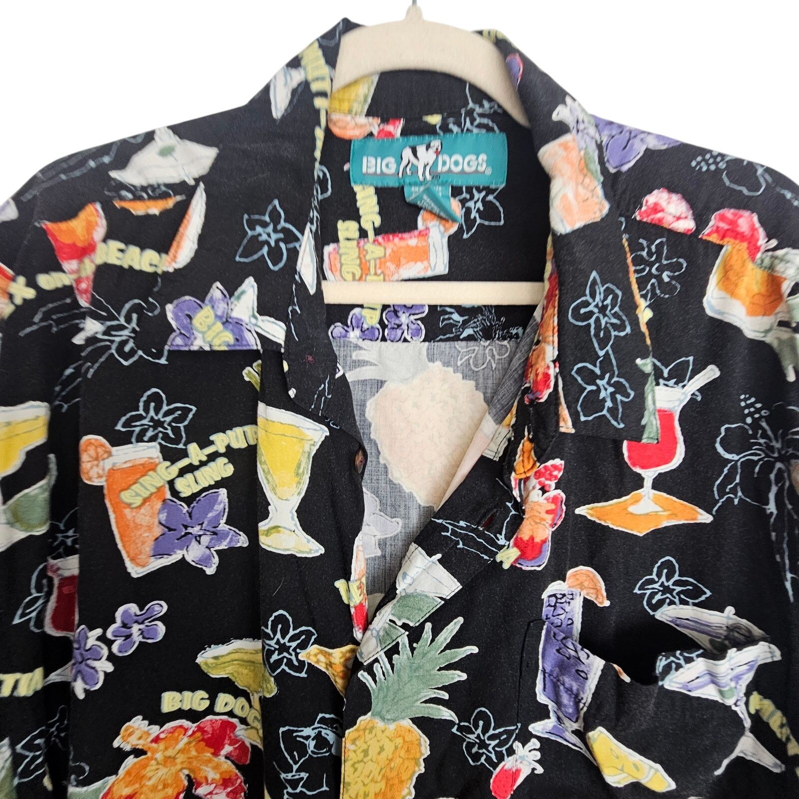 Big Dogs Big Dogs Mens Hawaiian Shirt Sz XL Tropical Vacation Resort Size US XL / EU 56 / 4 - 2 Thumbnail