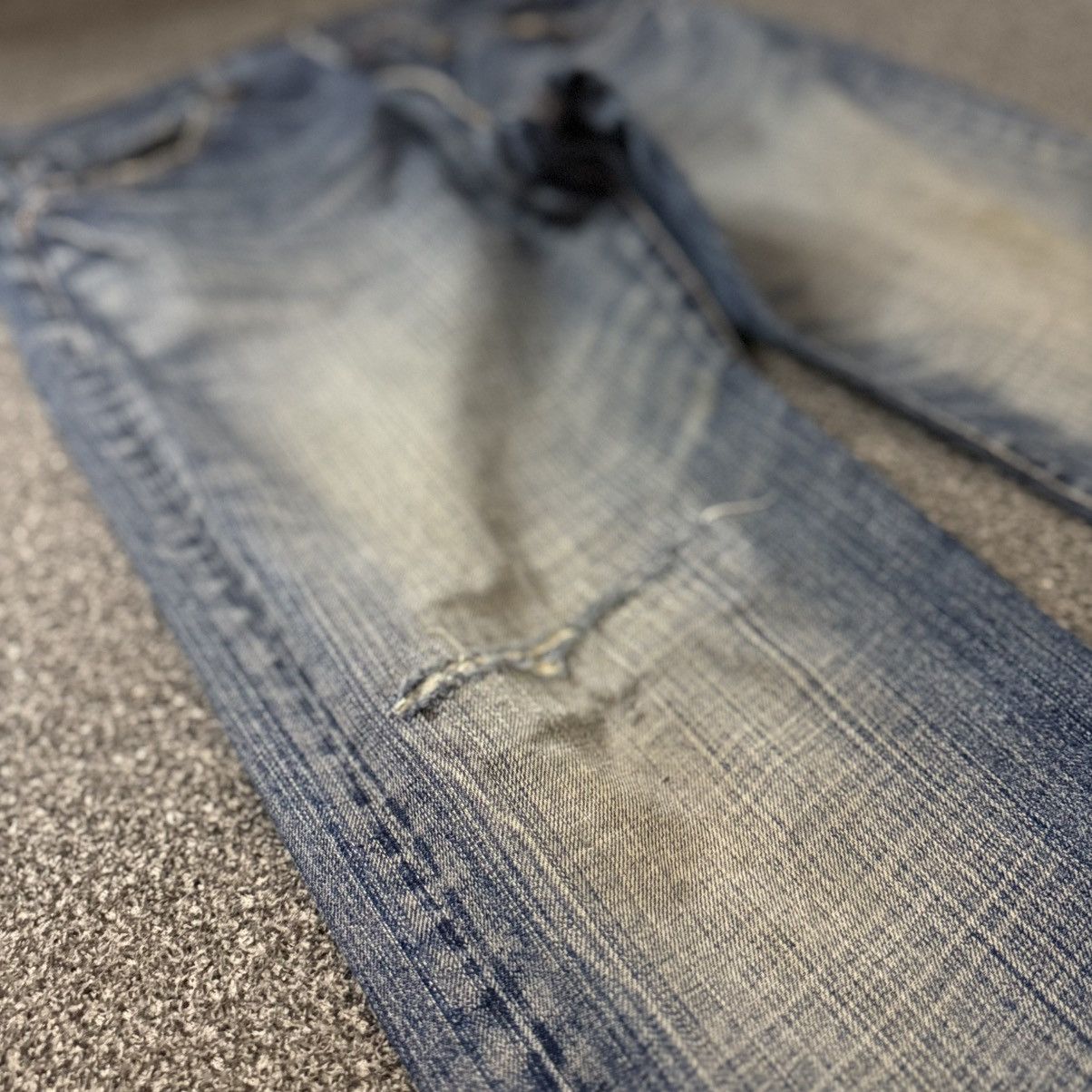 Japanese Brand Vintage Bobson Crackwash Distressed Faded Aging Denim Size US 31 - 6 Thumbnail