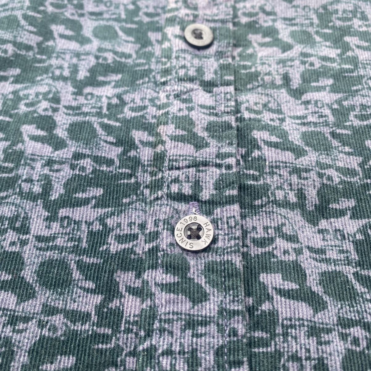 Tony Hawk Vintage TONY HAWK BIRDHOUSE Skulls Corduroy Shirt Size US L / EU 52-54 / 3 - 9 Thumbnail