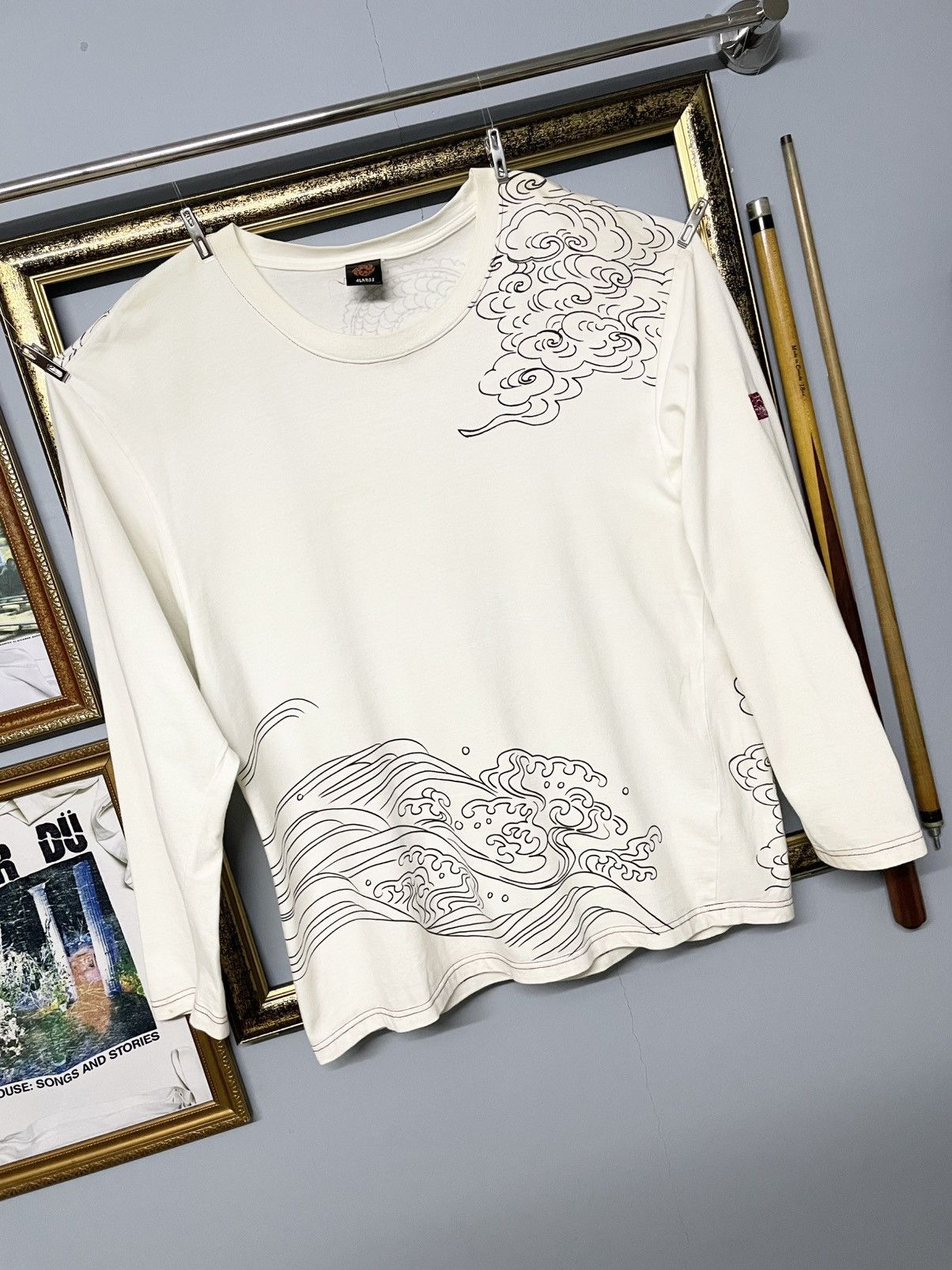 Yasuyuki Ishii Vintage Japan Karakuri Tamashi Dragon Big Print Traditional Size US L / EU 52-54 / 3 - 7 Thumbnail