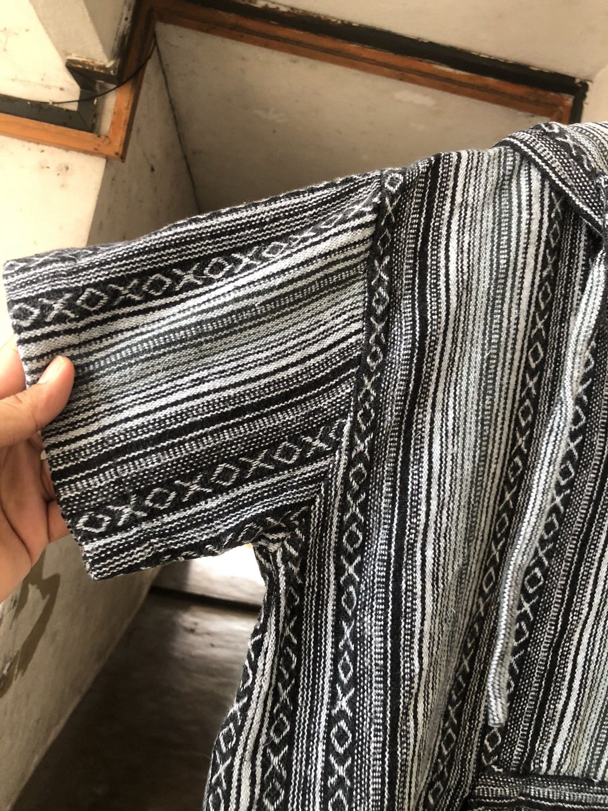 Vintage Vintage Lakhay Knit Cotton Hitchhiker Boho Hoodie Like Coogi Size US S / EU 44-46 / 1 - 15 Thumbnail