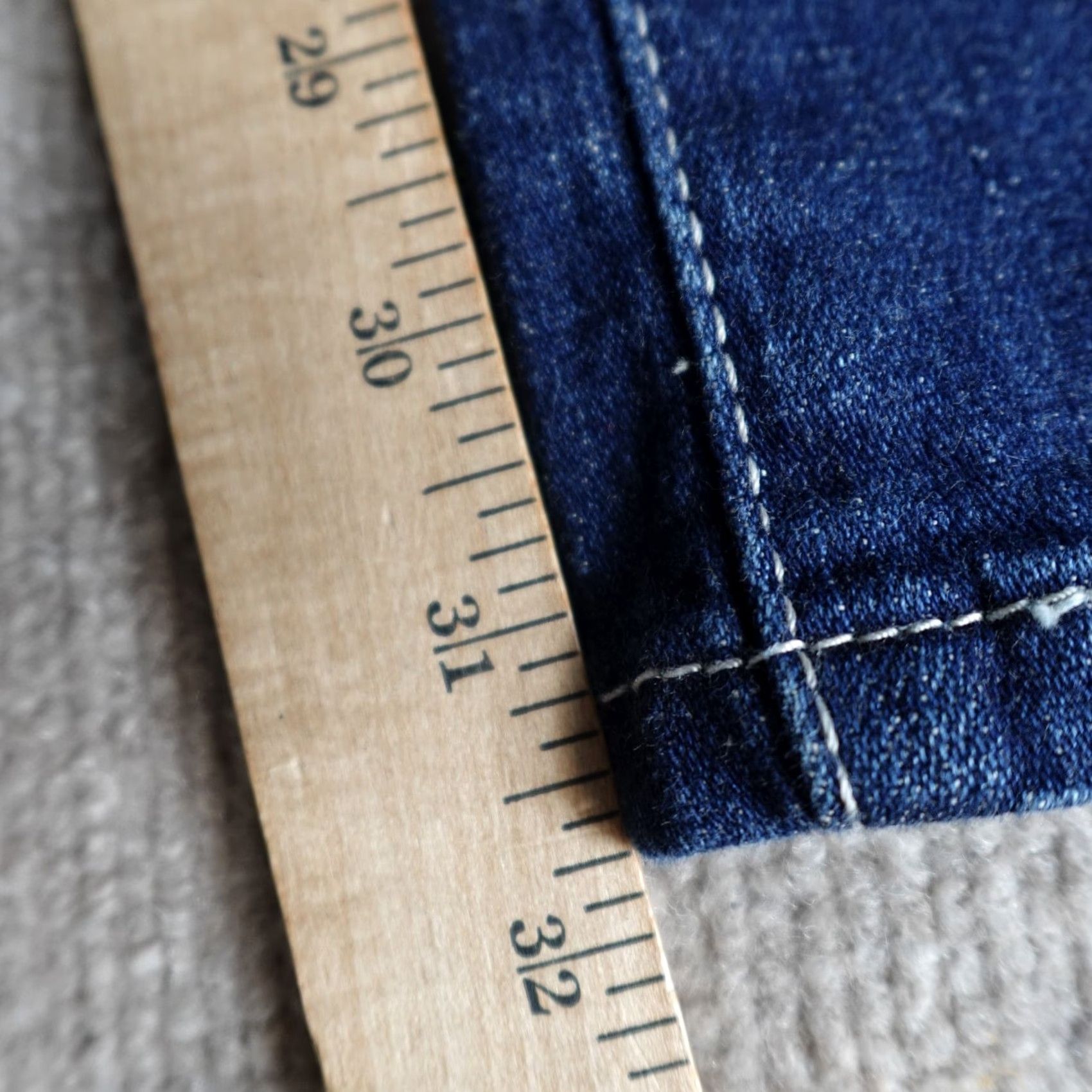 Levi's Levi's 529 Womens Jeans 33 Blue Mid Rise Bootcut 5-Pocket Denim Dark Cotton Blend Regular - Womens - Size 33 - Blue - 529 Model Size 24" / US 00 / IT 34 - 3 Thumbnail