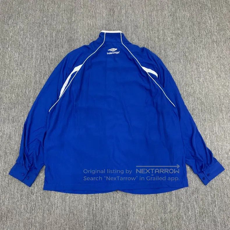 Balenciaga Balenciaga Blue Outdoor Jacket Size US M / EU 48-50 / 2 - 2 Thumbnail