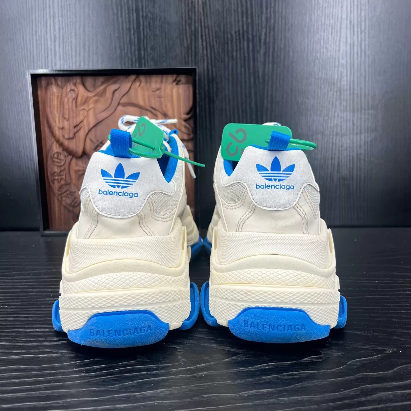 Balenciaga Balenciaga Triples White Blue 39 Size US 9 / IT 39 - 5 Thumbnail