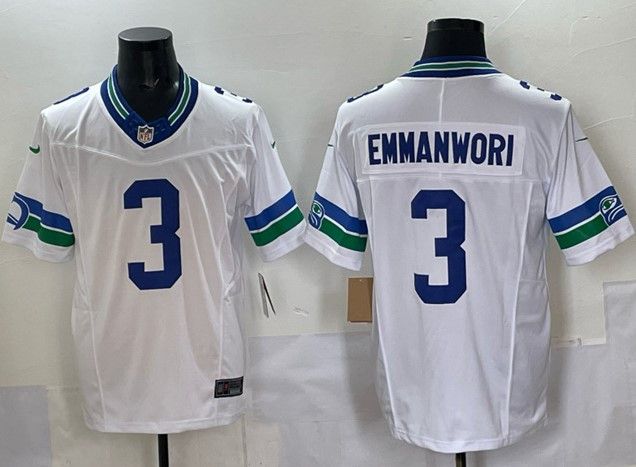 Other Men's Seattle Seahawks #3 Nick Emmanwori White Jersey Size US M / EU 48-50 / 2 - 1 Thumbnail